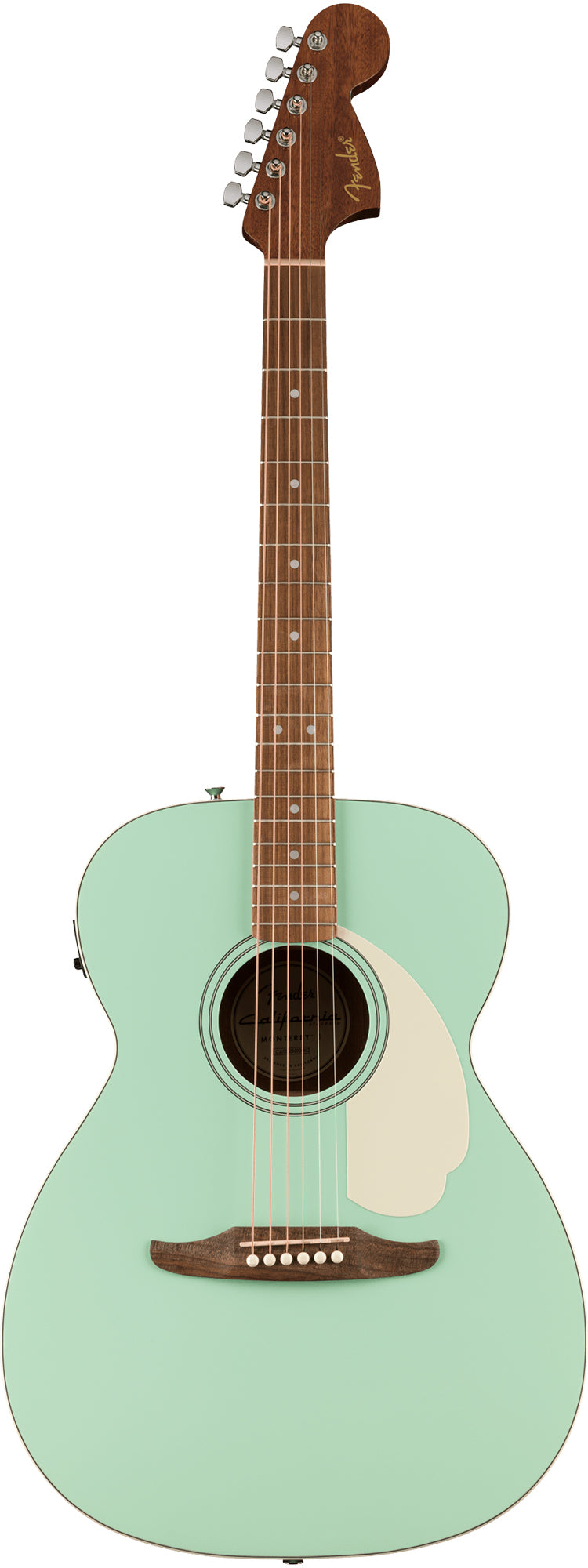 Fender California Standard Monterey E Acoustic-Electric Guitar - Surf Green w/ Gig Bag