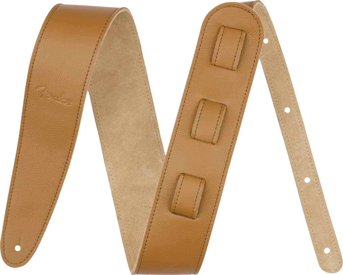 Fender Limited Leather Strap - Laurel Tan