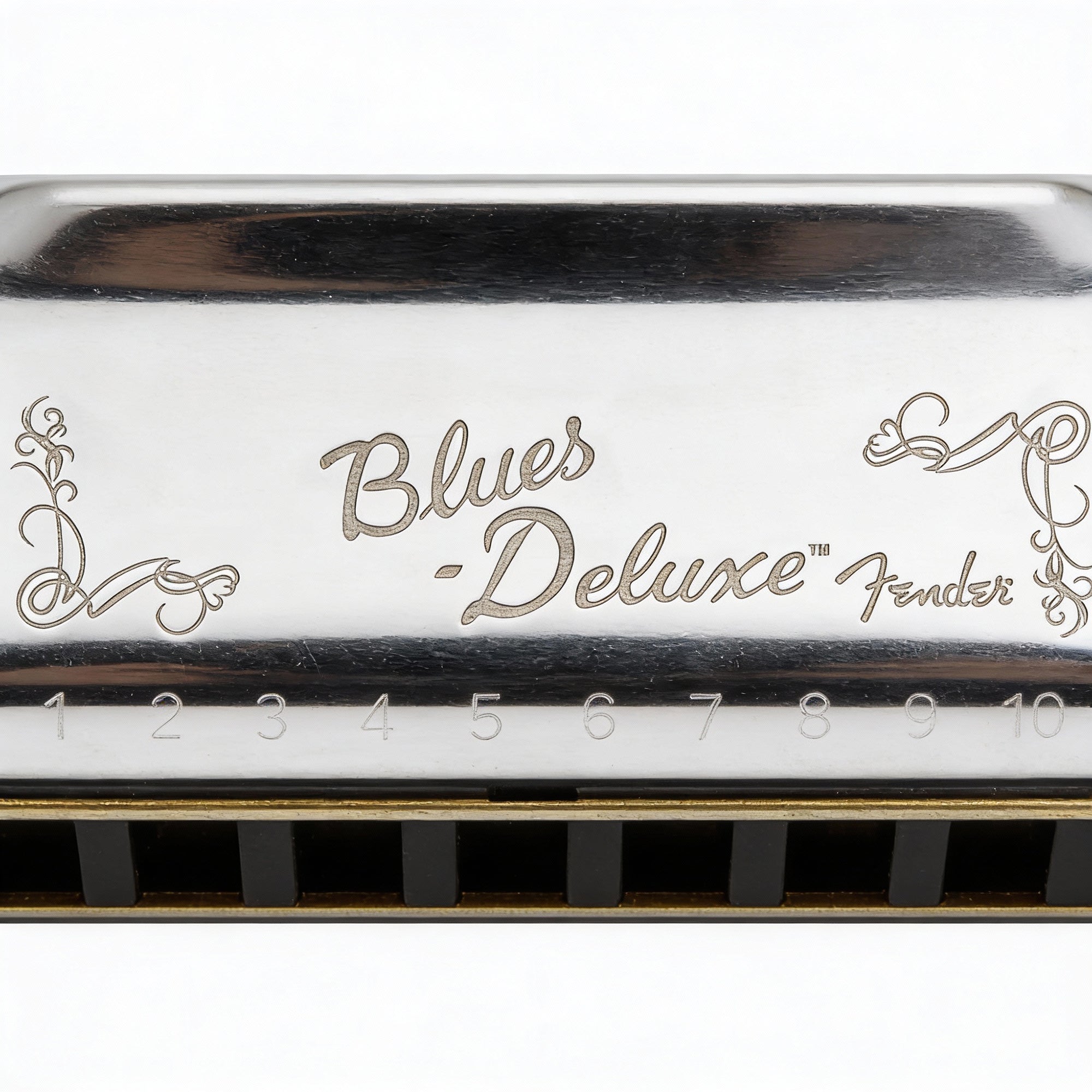 Fender Blues Deluxe Harmonica - Key of F w/ Austin Bazaar Instructional Manual