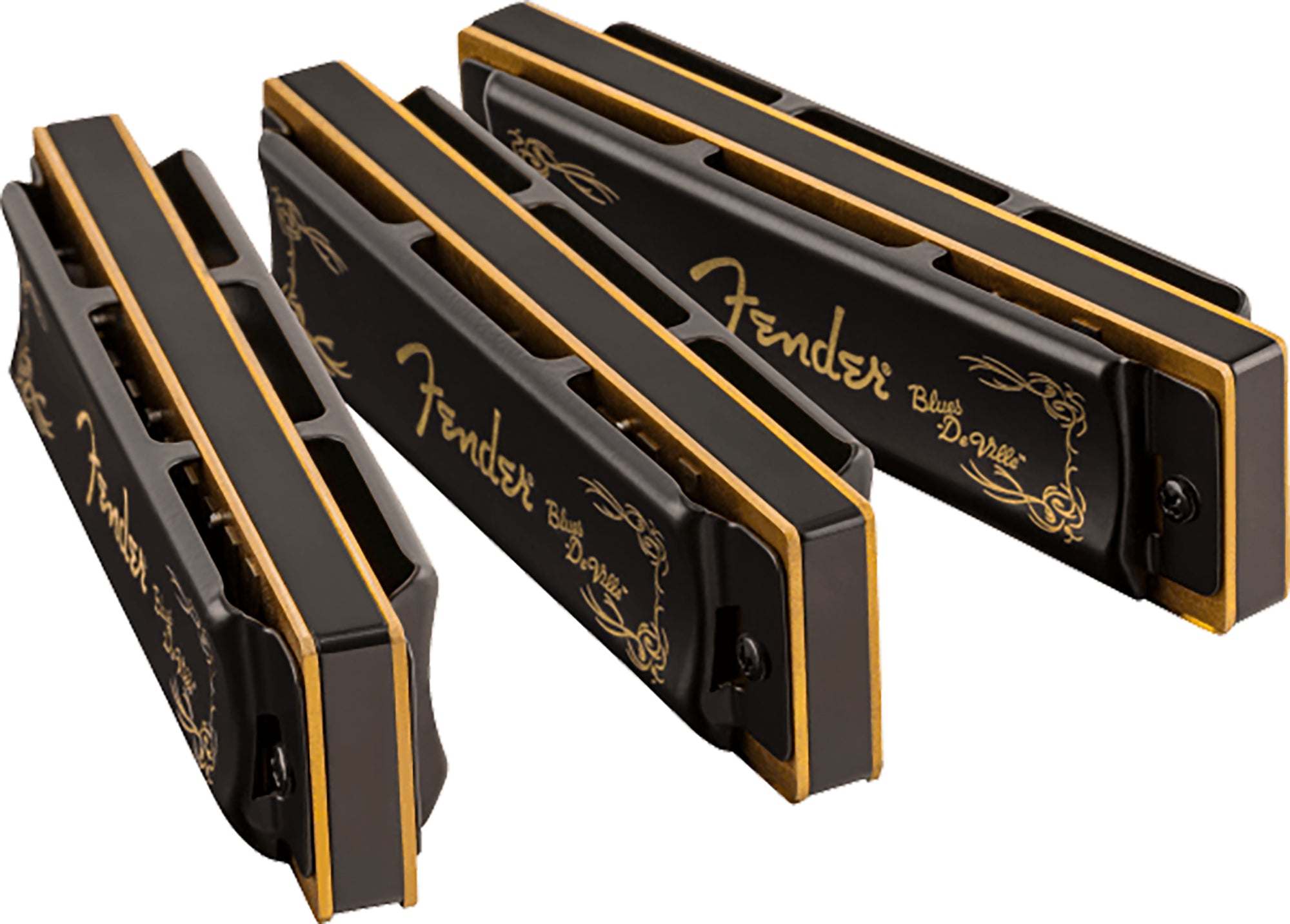 Fender Blues DeVille Harmonica 3 Pack w/ Austin Bazaar Instructional Manual