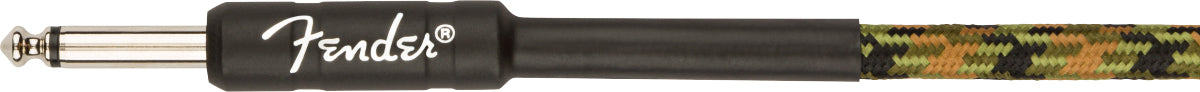 Fender 10-Foot Professional Tweed Instrument Cable, Straight-Straight, Woodland Camo - 2 Pack