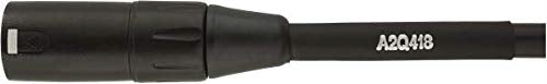 Fender 25-Foot Professional Microphone Cable, Black