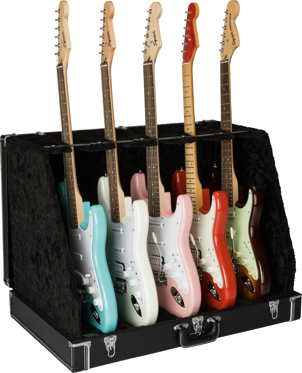 Fender Classic 5-Guitar Case Stand - Black w/ Picks