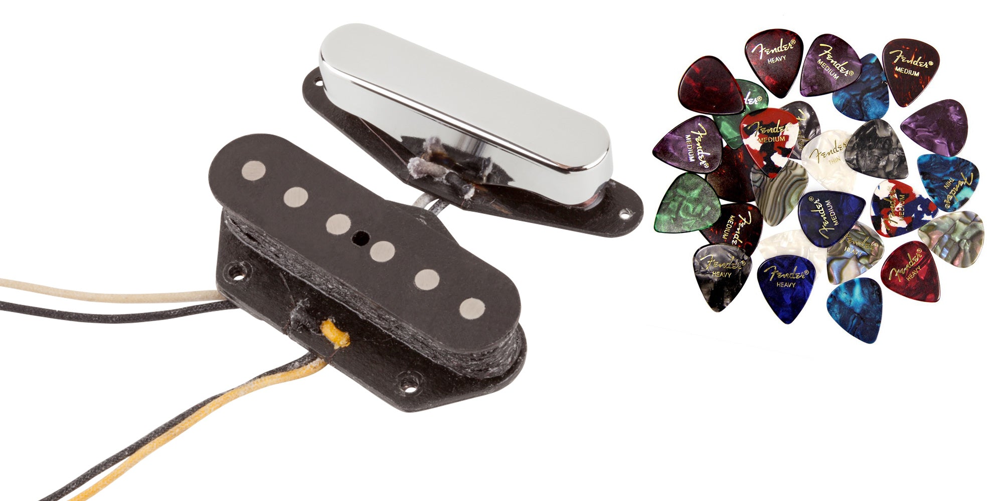 Fender Custom Shop '51 Nocaster Telecaster Pickups - Nickel w/ Picks