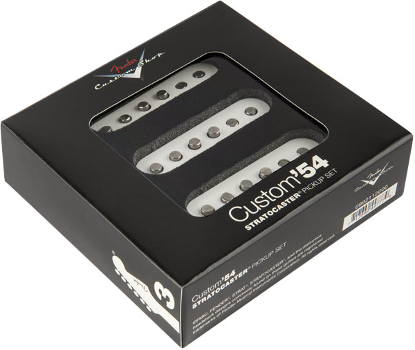 Fender Custom Shop '54 Stratocaster Pickups - White w/ Picks