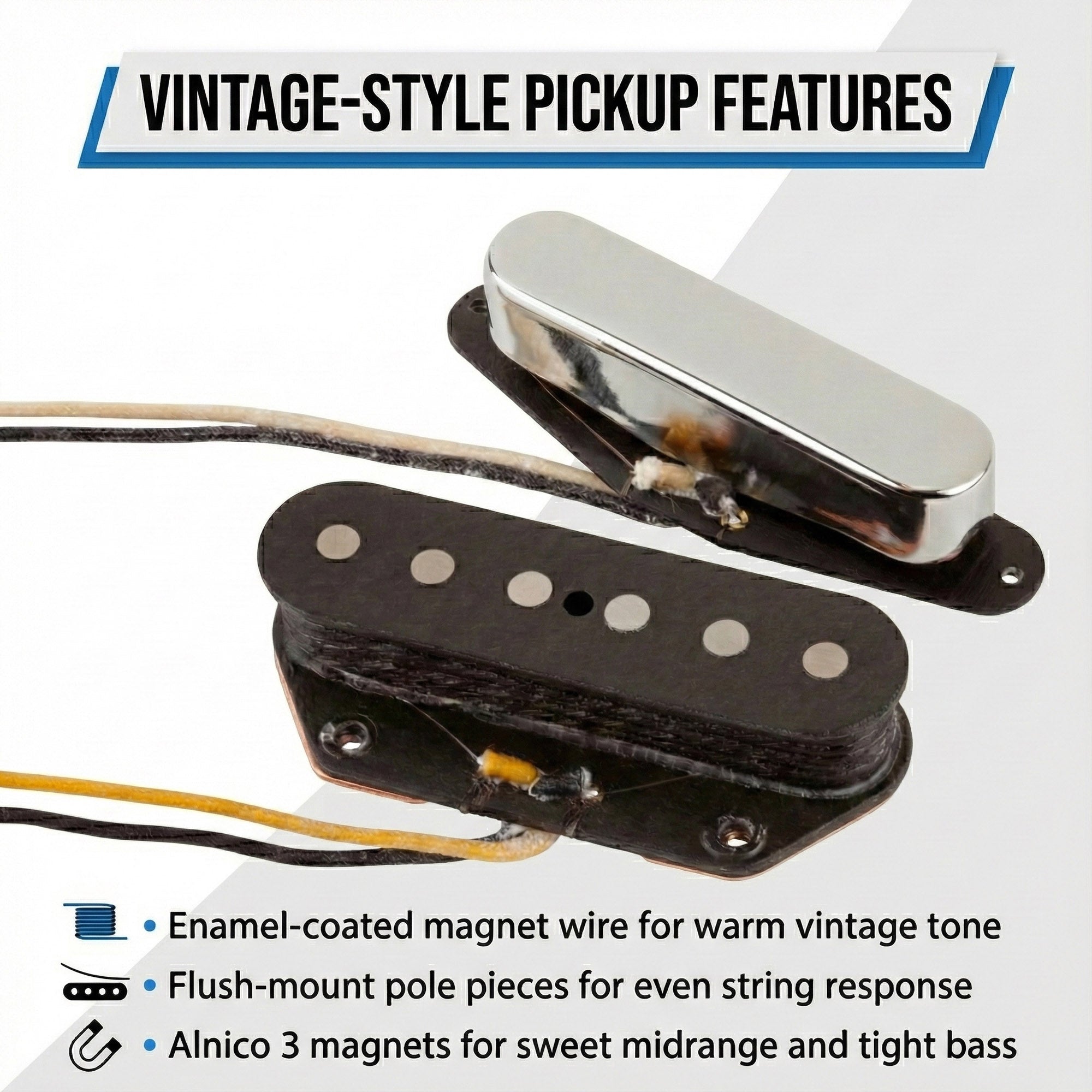 Fender Original Telecaster Pickups w/ Instrument Cable