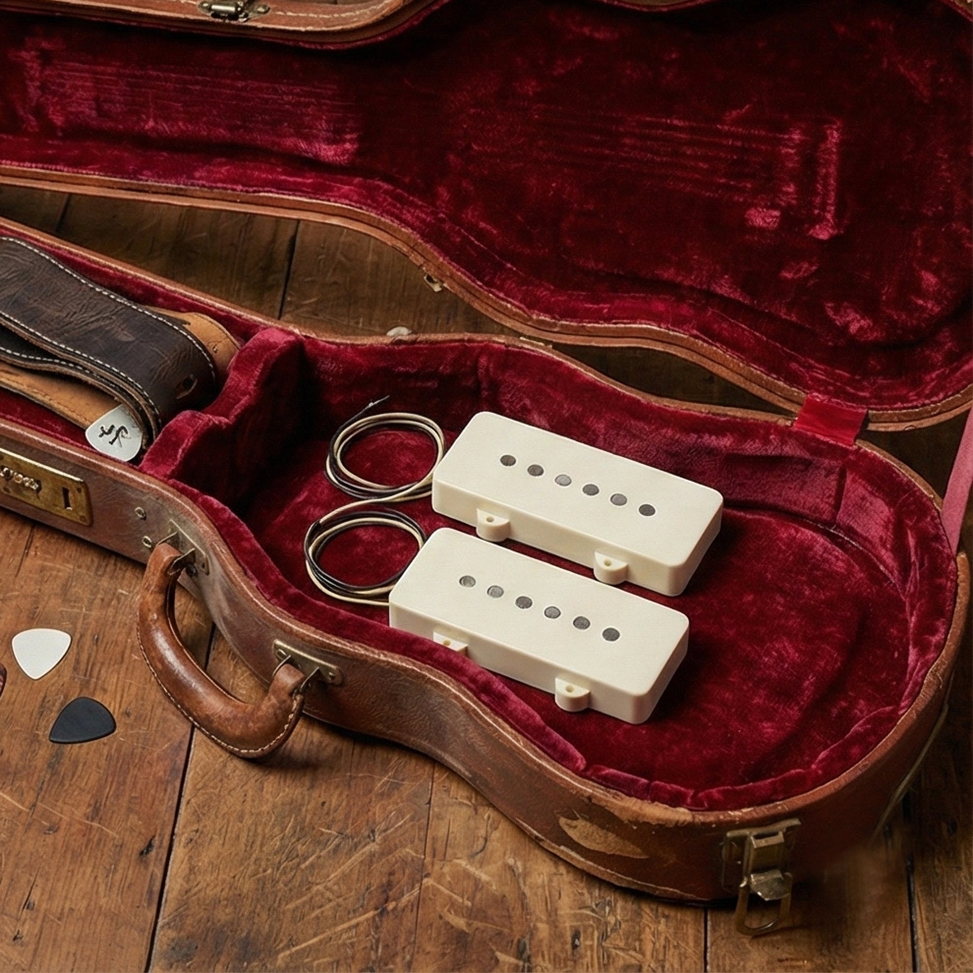 Fender Pure Vintage '65 Jazzmaster Pickups w/ Instrument Cable