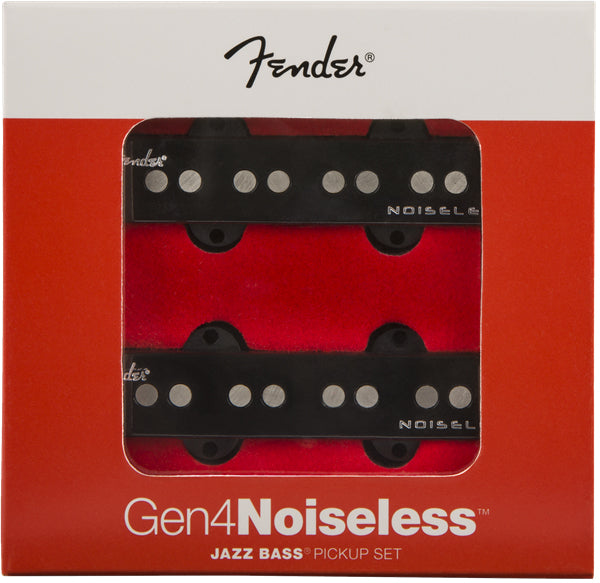 Fender Gen 4 Noiseless Jazz Bass Pickups w/ Instrument Cable