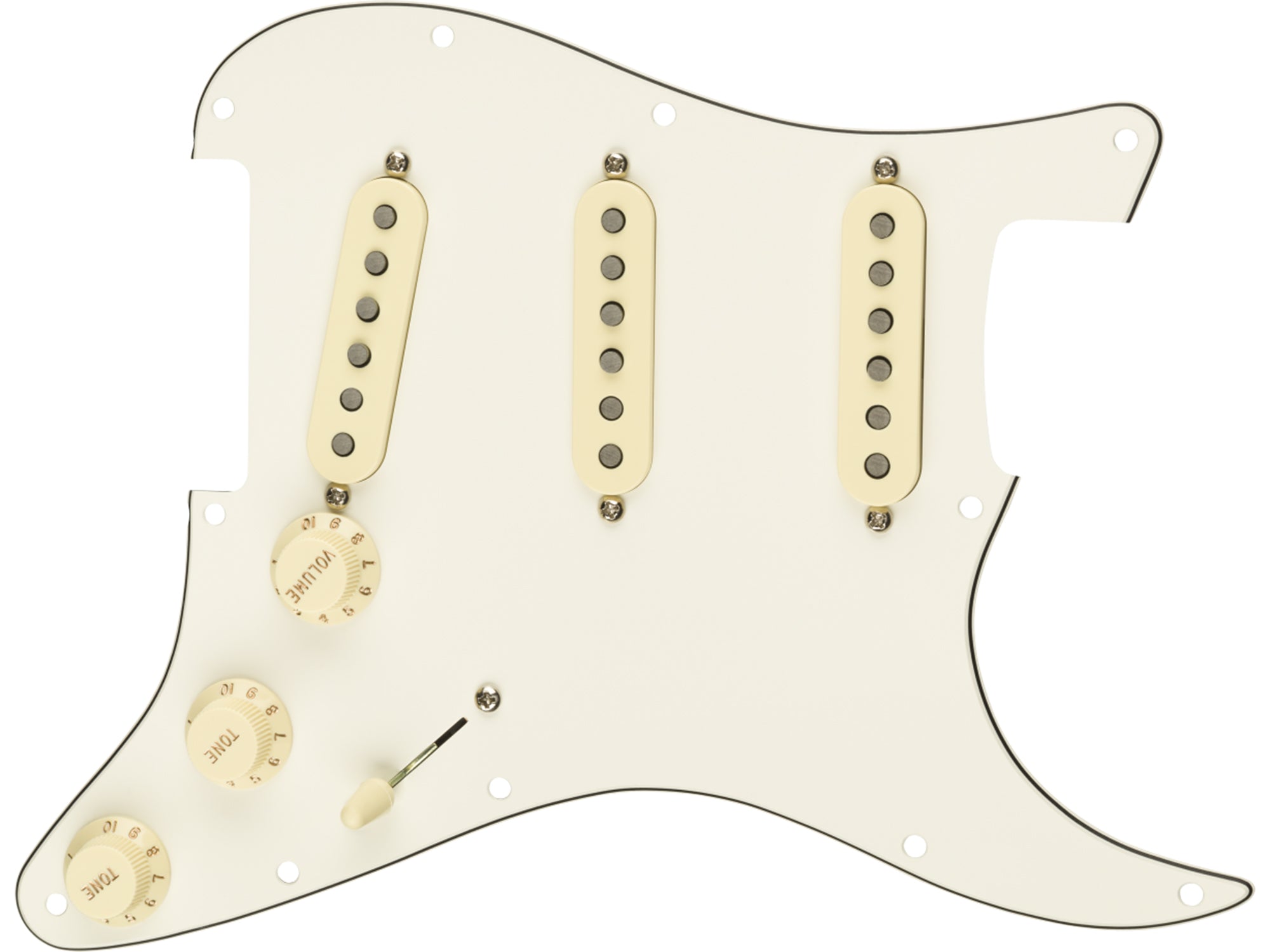 Fender Pre-Wired Stratocaster Pickguard Tex-Mex SSS Pickups Set