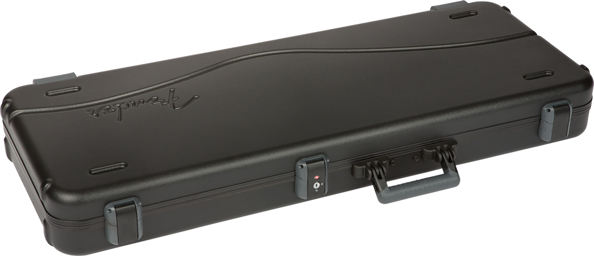 Fender Deluxe Molded Stratocaster-Telecaster Case - Black w/ Strap
