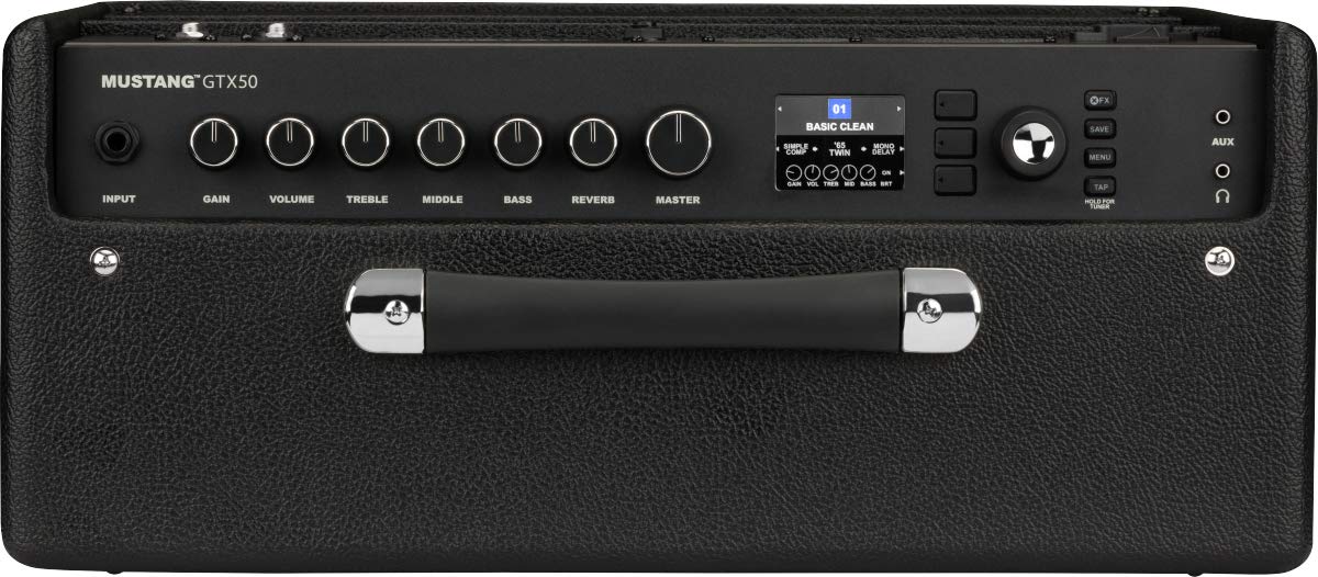 Fender Mustang GTX50 Guitar Combo Amplifier w/ Instrument Cable