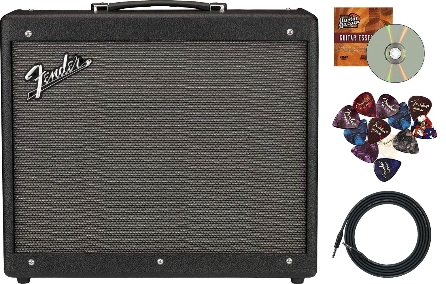 Fender Mustang GTX 100 1x12-Inch Guitar Combo Amplifier w/ Instrument Cable