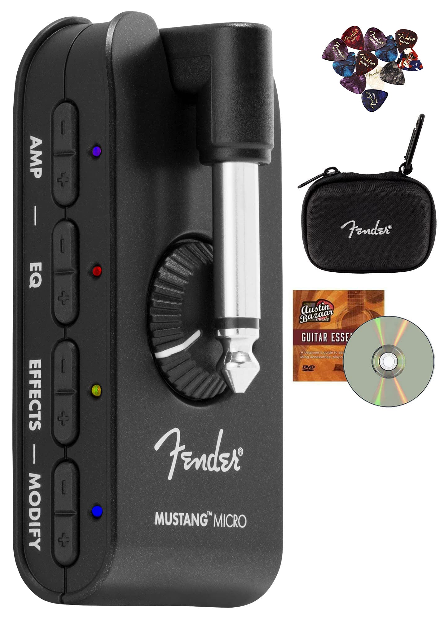 Fender Mustang Micro Personal Guitar Amplifier w/ Case