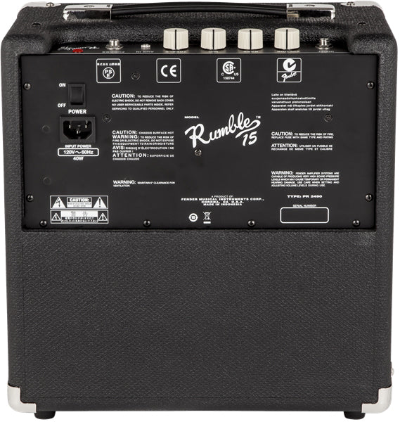 Fender Rumble 15 Bass Combo Amplifier