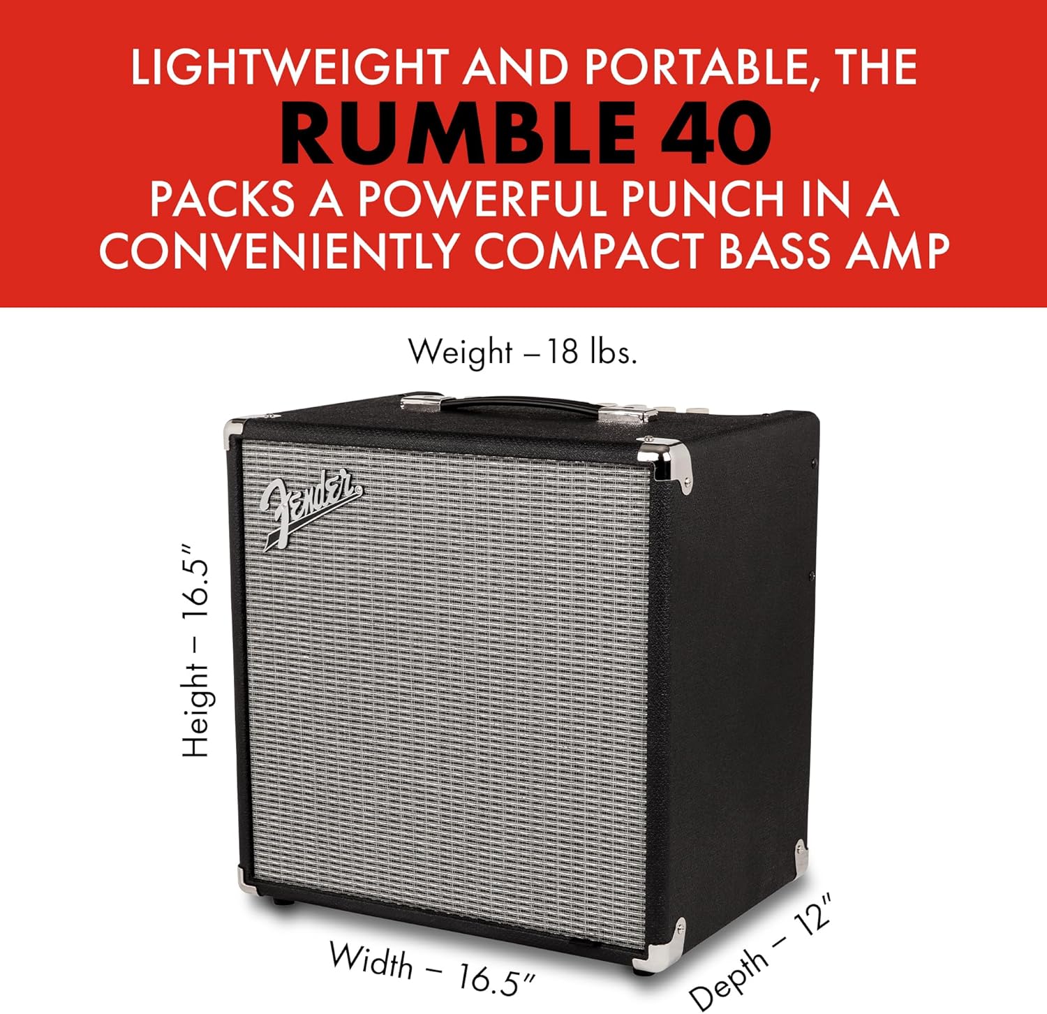 Fender Rumble 40 Bass Combo Amplifier