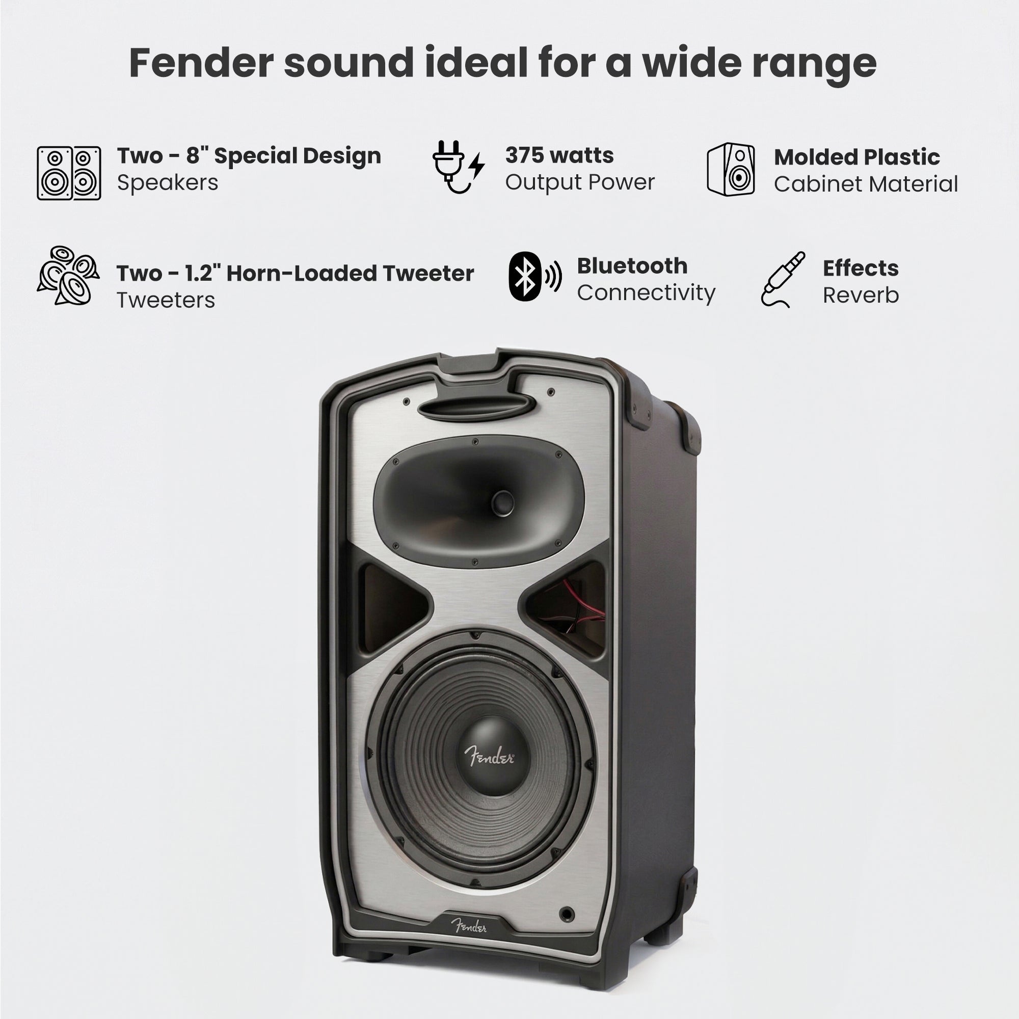 Fender Passport Event S2 Portable PA System w/ Stands