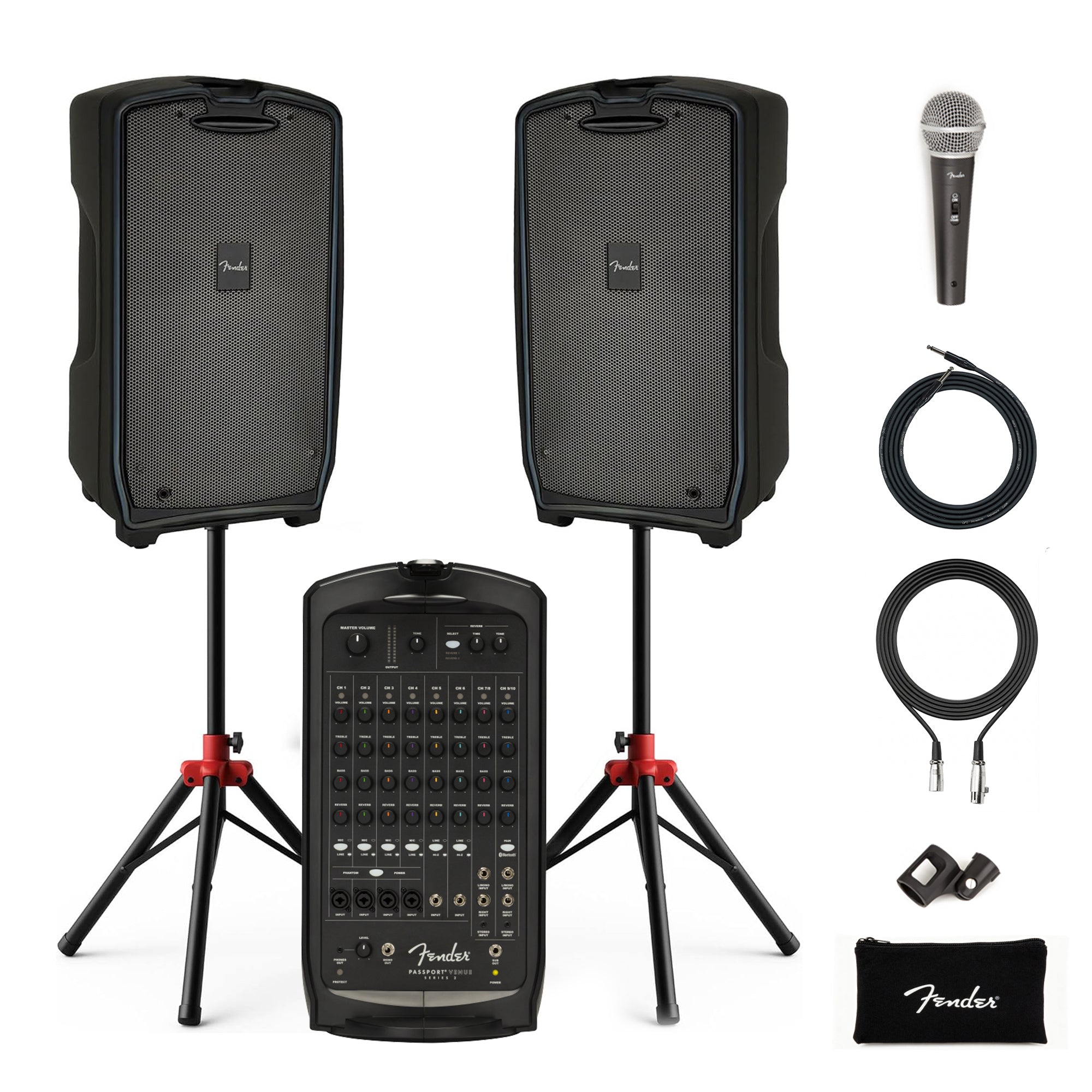 Fender Passport Venue S2 Portable PA System w/ Microphone