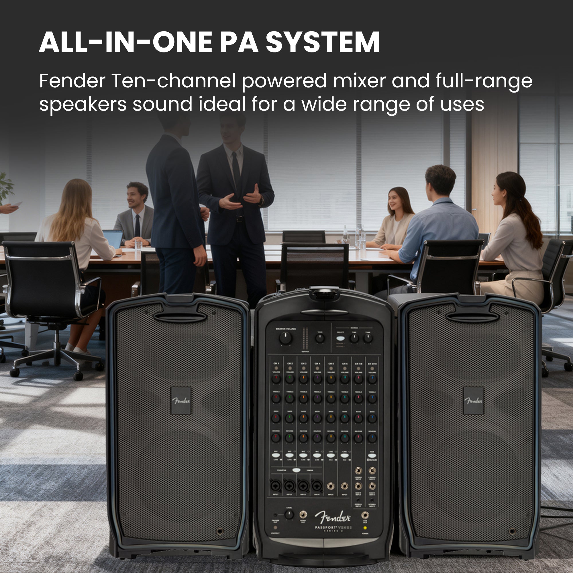 Fender Passport Venue S2 Portable PA System w/ Microphone