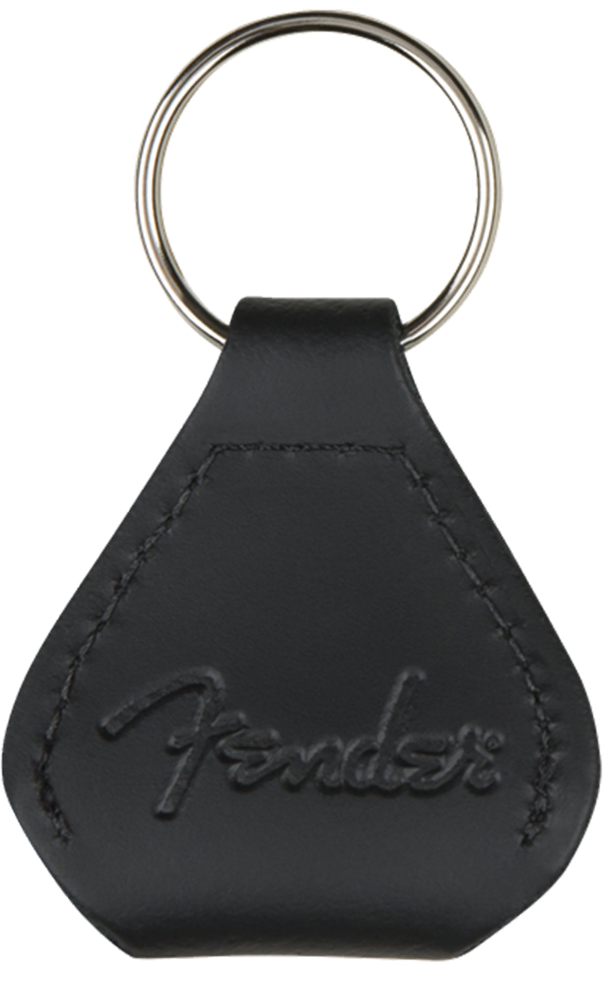 Fender Leather Pick Holder Keychain - Black