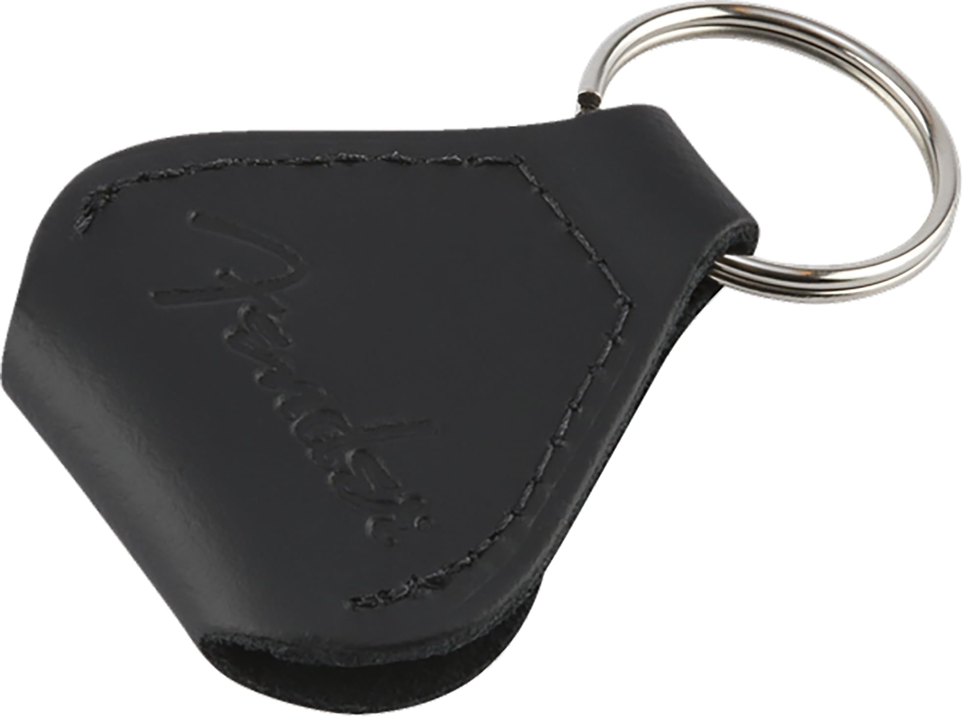 Fender Leather Pick Holder Keychain w/ Picks
