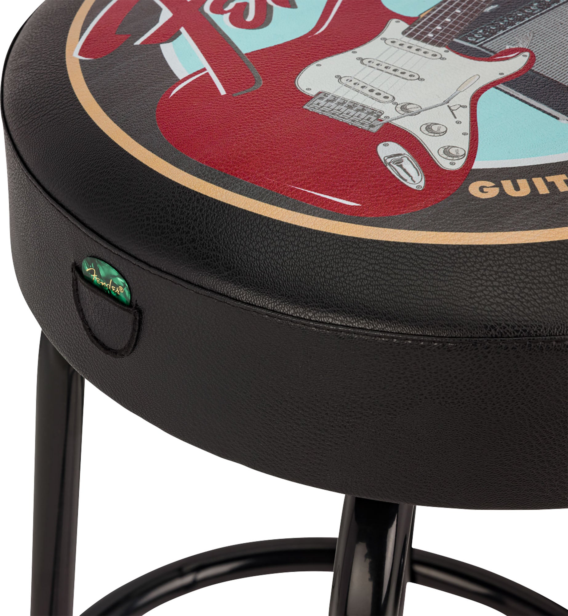 Fender 30-Inch Guitars and Amps Pick Pouch Barstool