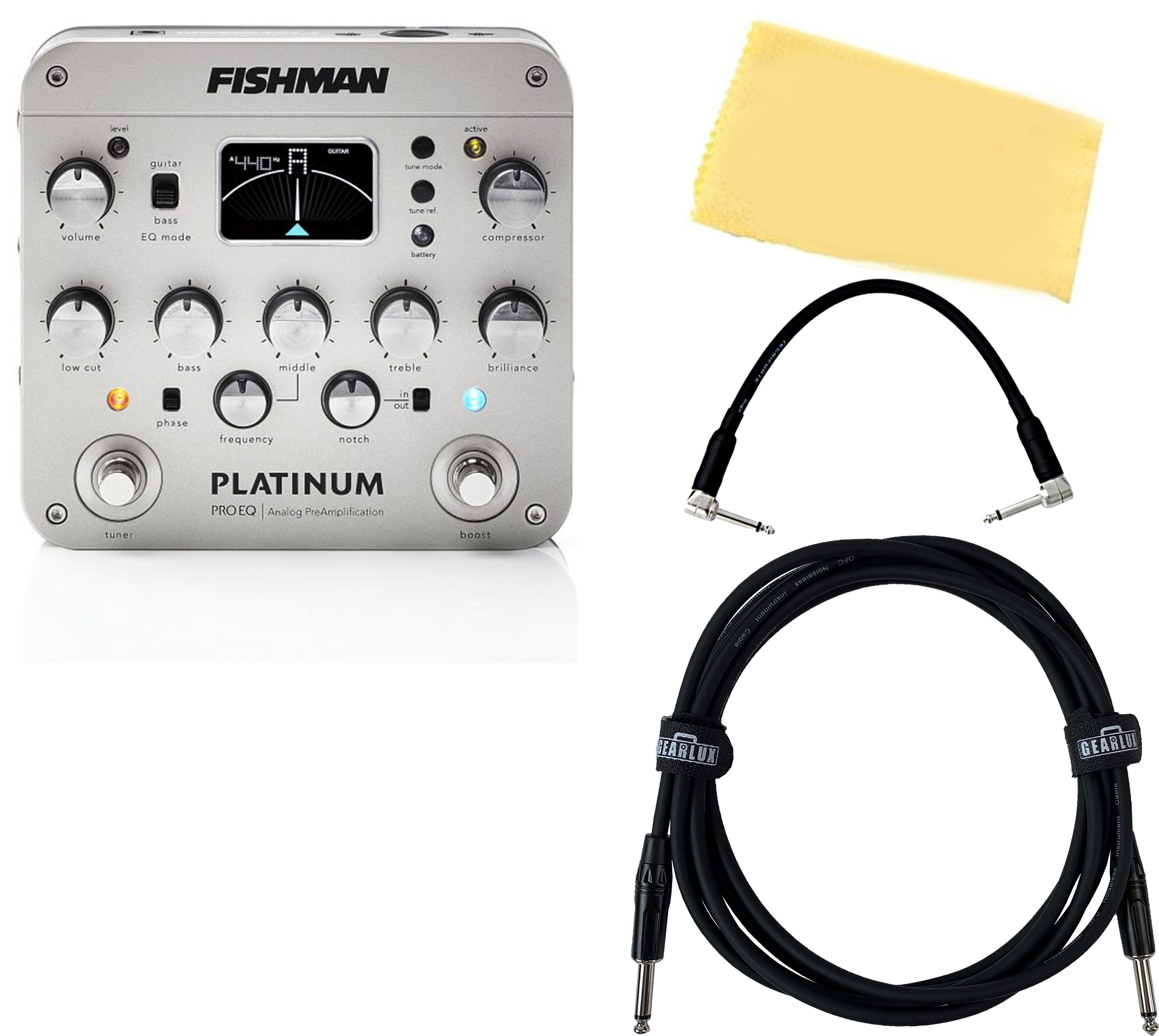 Fishman Platinum Pro EQ/DI Analog Preamp w/ Power Supply