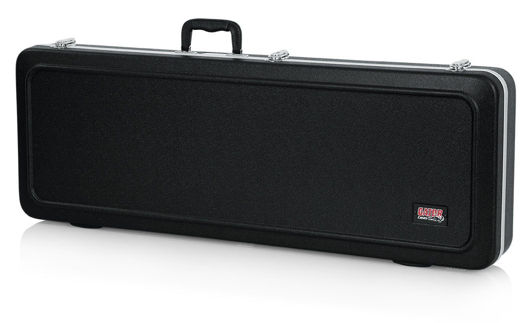 Gator GC-ELECTRIC-A Deluxe Molded Case for Electric Guitars - Black w/ Instrument Cable