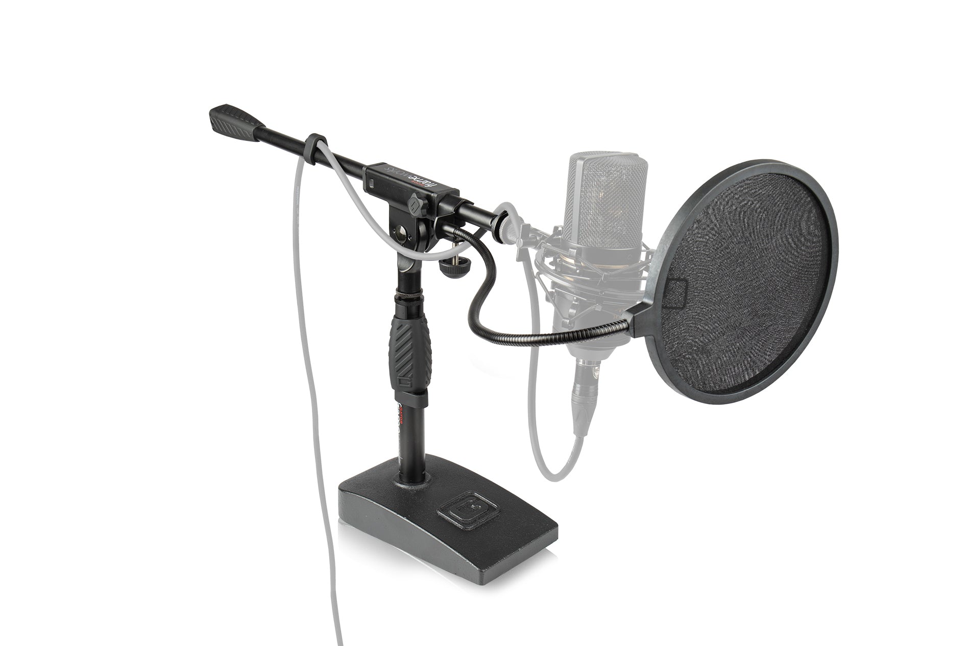 Gator Bass Drum and Amp Mic Stand MIC-0821 w/ XLR Cable