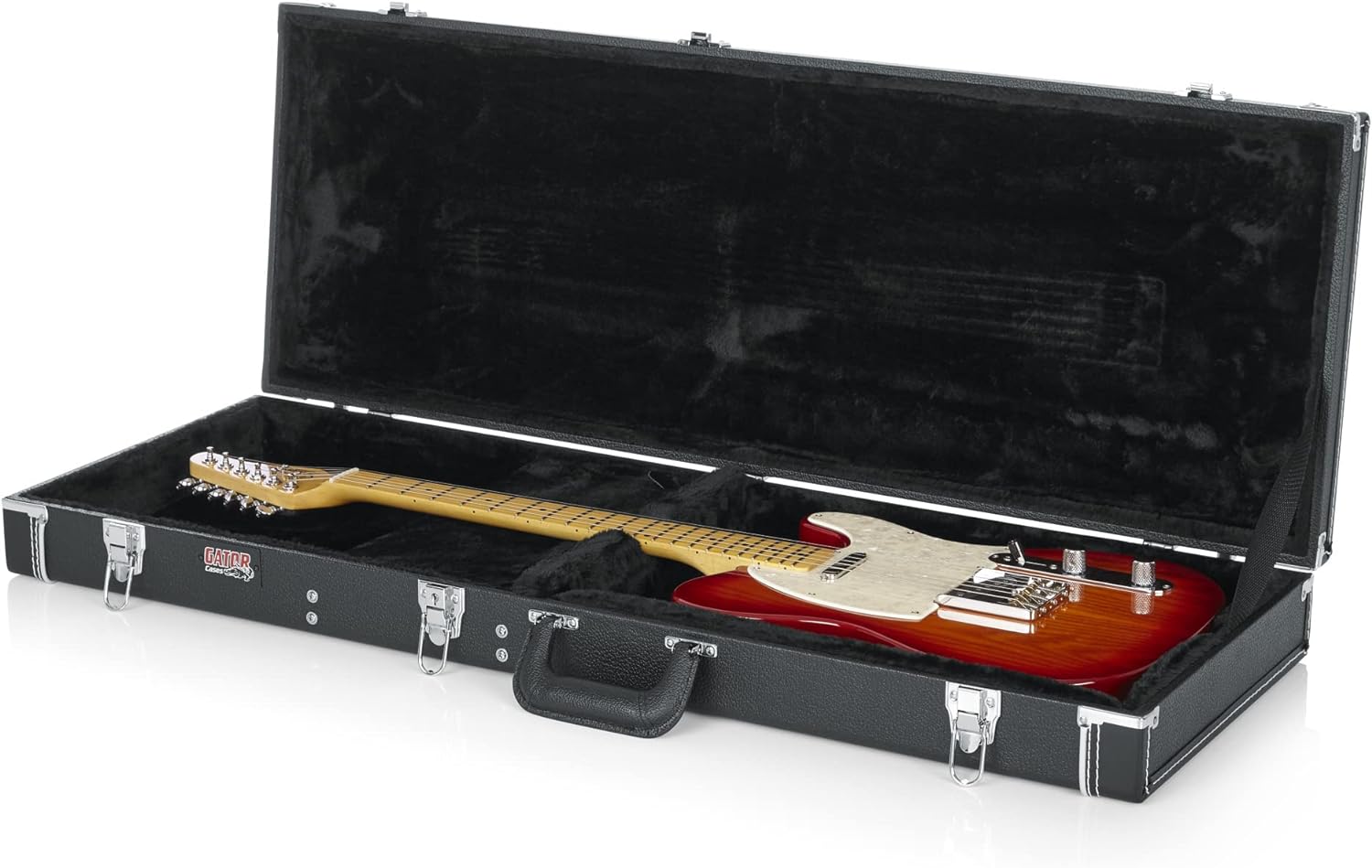Gator GW-ELECTRIC Deluxe Wood Case for Electric Guitars