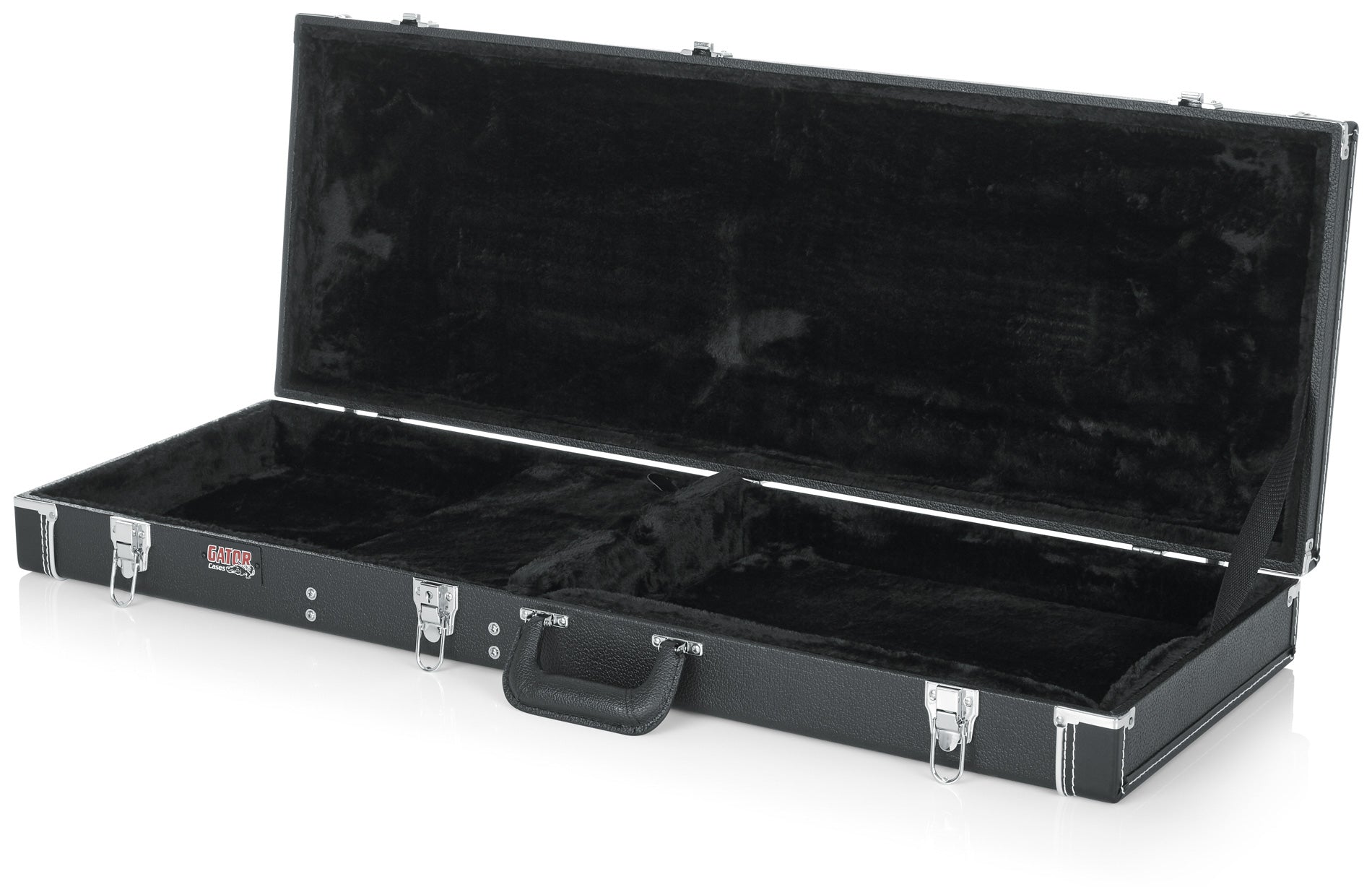 Gator GW-ELECTRIC Deluxe Wood Case for Electric Guitars w/ Strap