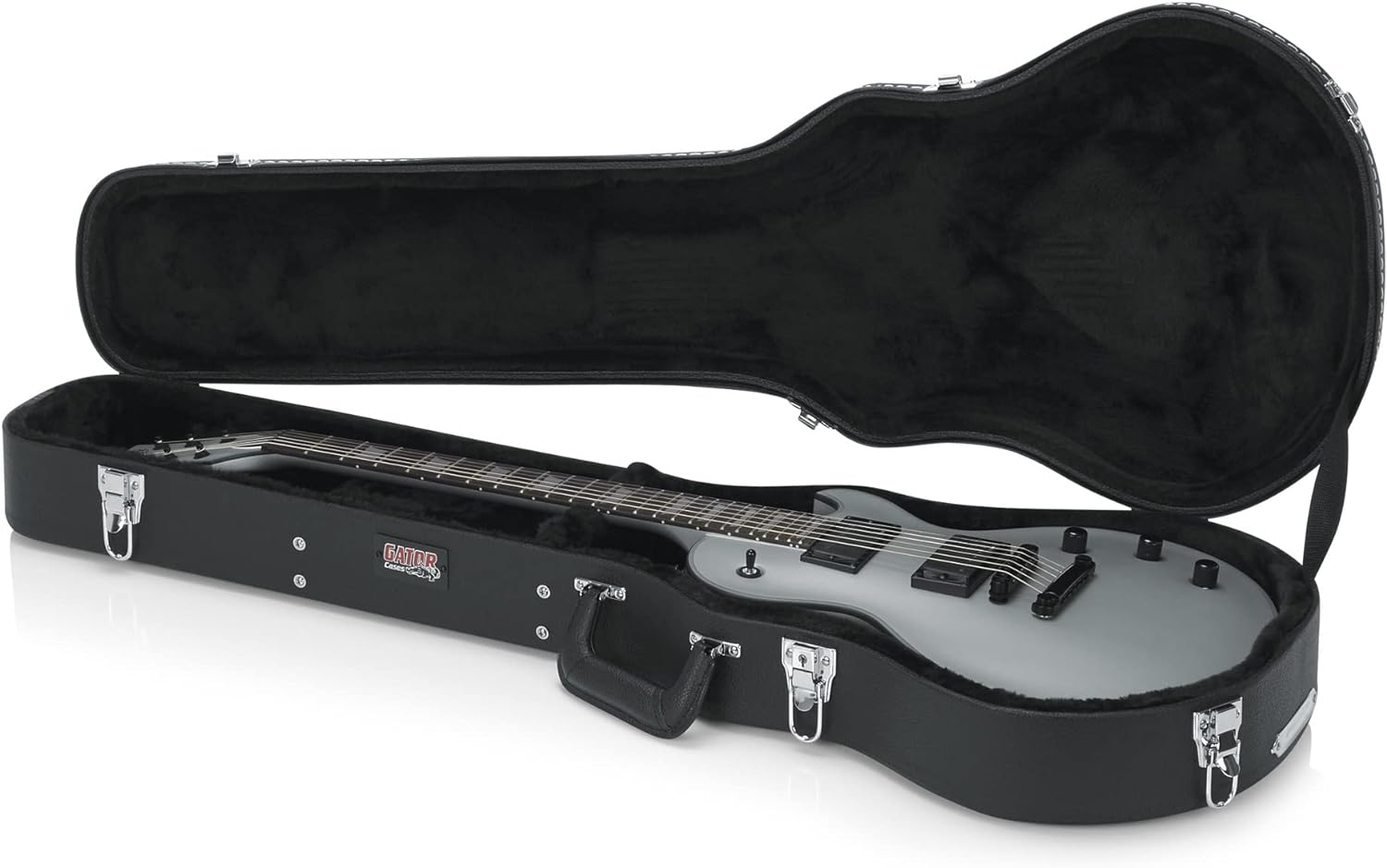 Gator GW-LPS Deluxe Wood Case for Single-Cutaway Electric Guitars