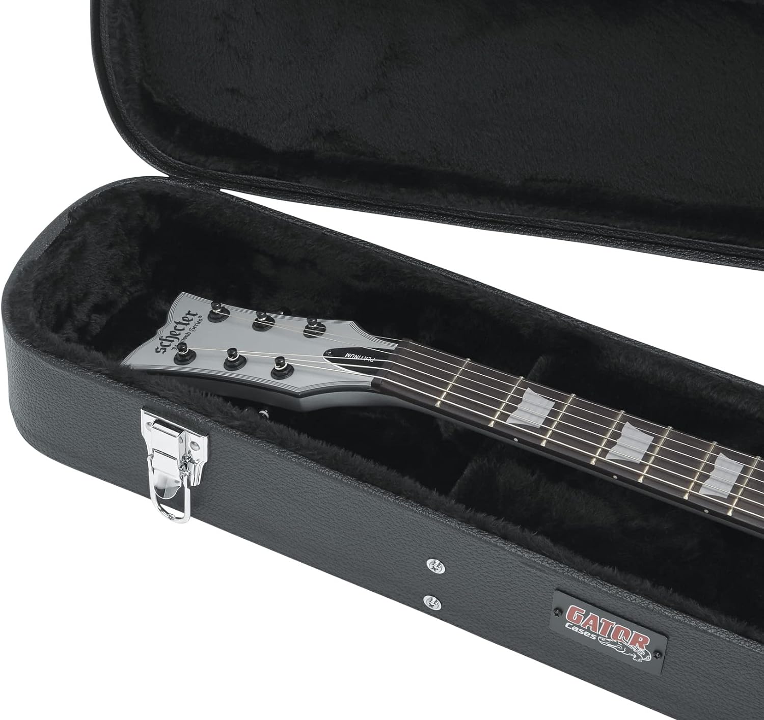 Gator GW-LPS Deluxe Wood Case for Single-Cutaway Electric Guitars