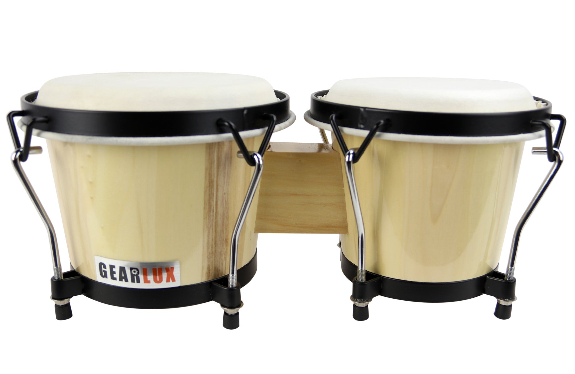 Gearlux Tunable Bongos - Natural