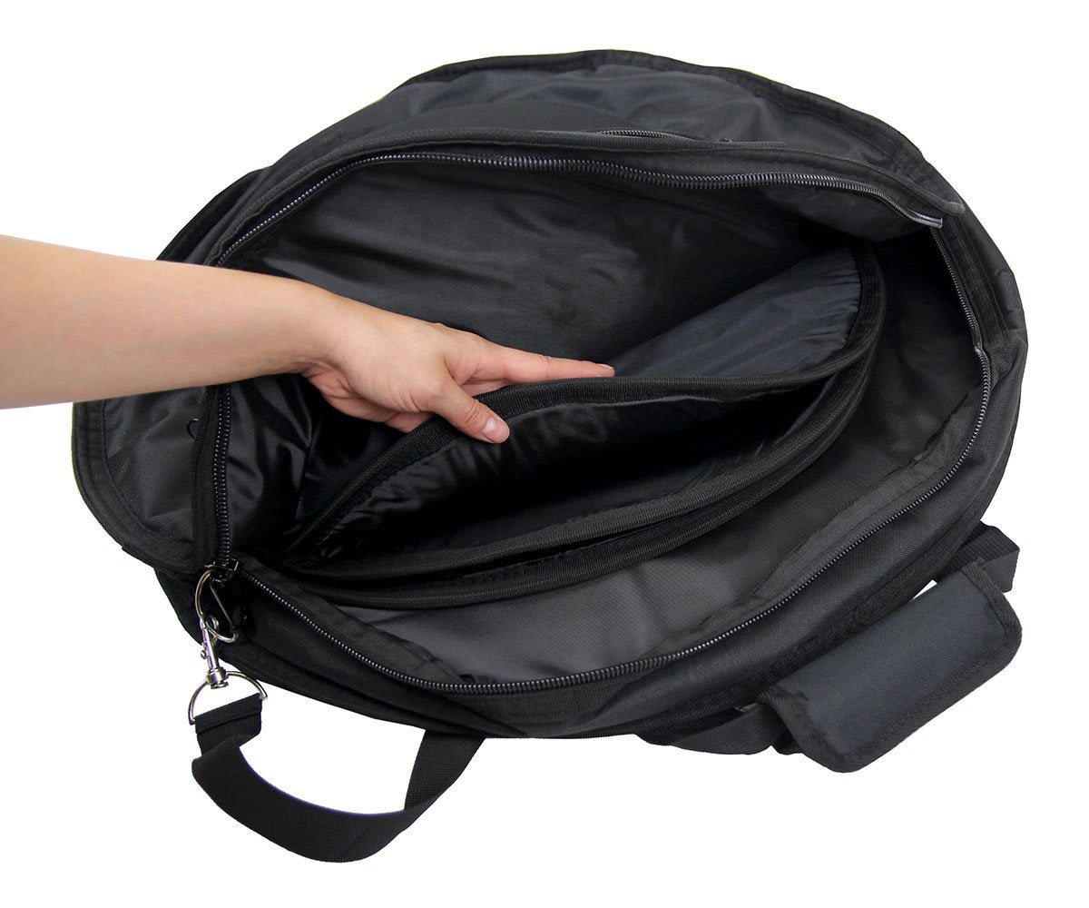 Gearlux Dual Cymbal Bag with 22-Inch and 14-Inch Compartments