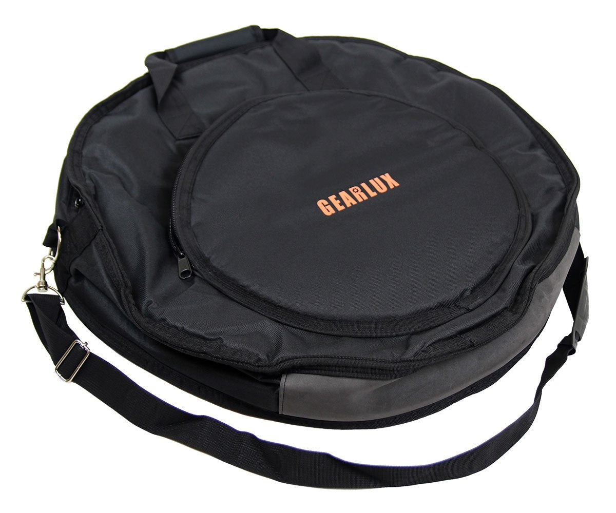 Gearlux Dual Cymbal Bag with 22-Inch and 14-Inch Compartments