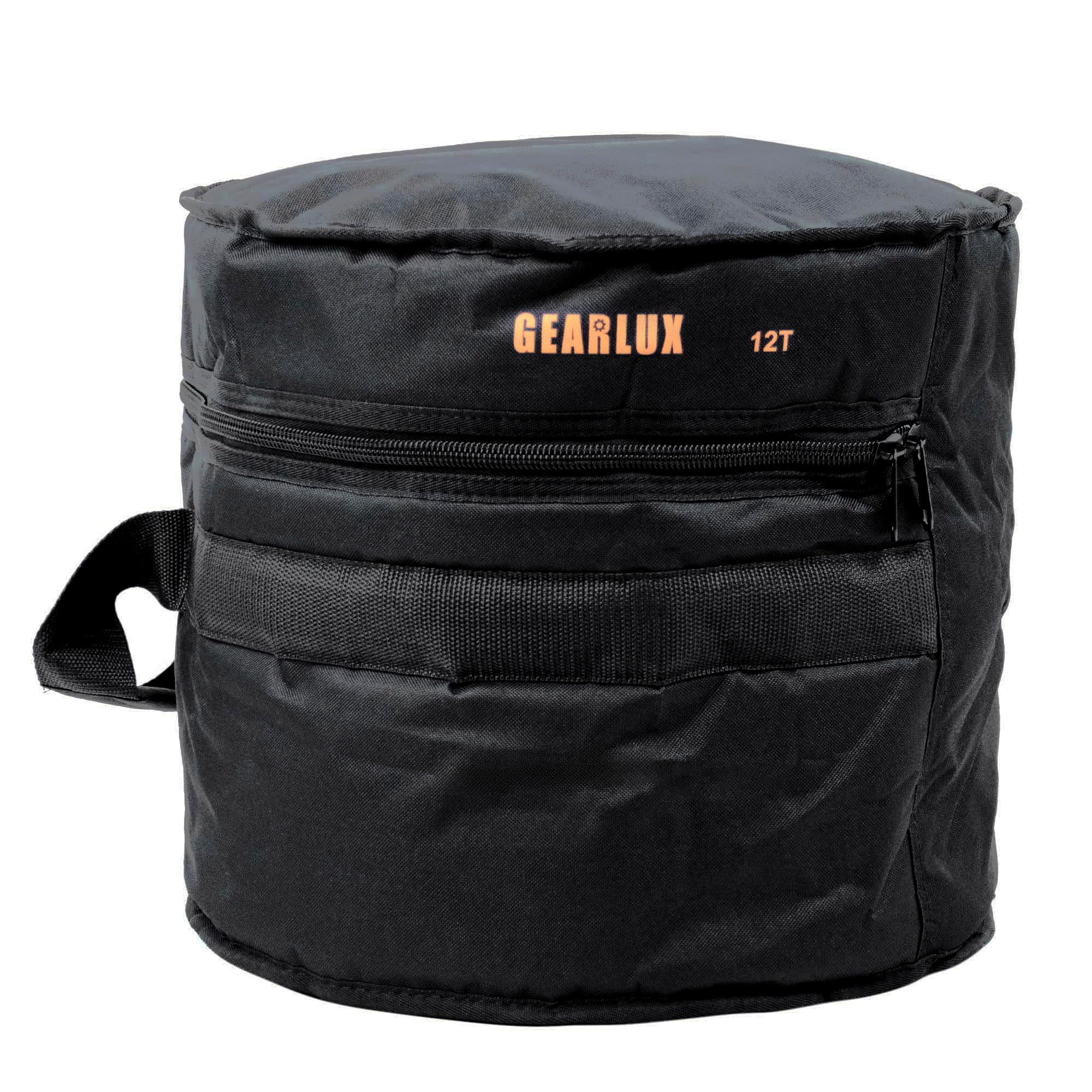 Gearlux 5-Piece Drum Bag Set for 10" Tom, 12" Tom, 14" Tom, 14" Snare, and 22" Bass