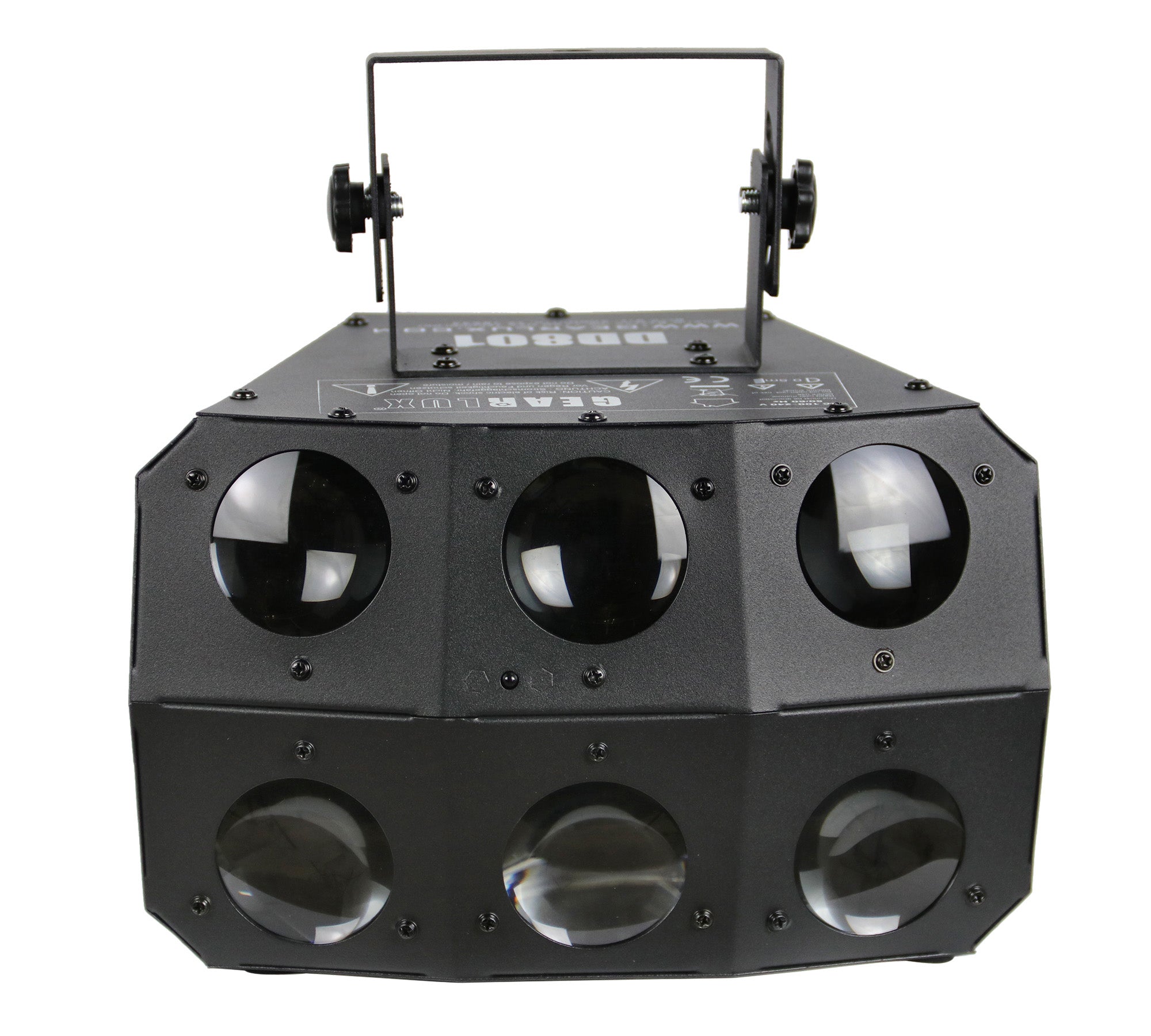 Gearlux 24PCS 3-Watt RGBW LED Derby Matrix Beam Light with 4 Digit LED Display