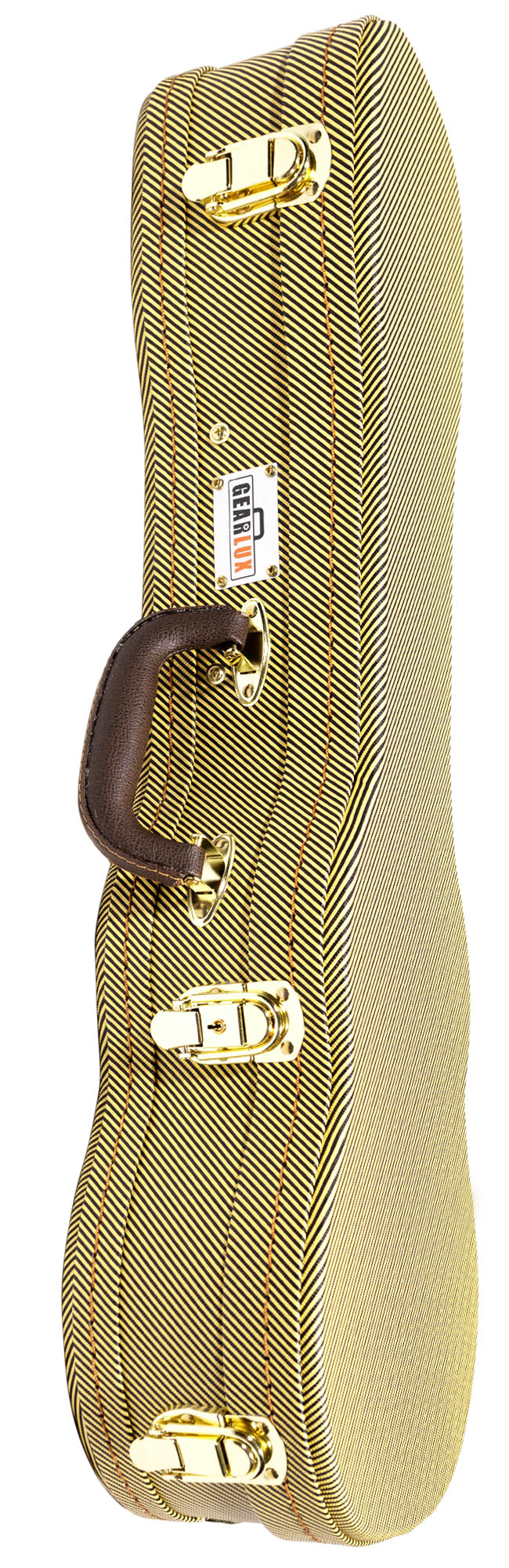 Gearlux UC107-C Concert Ukulele Wooden Tweed Case