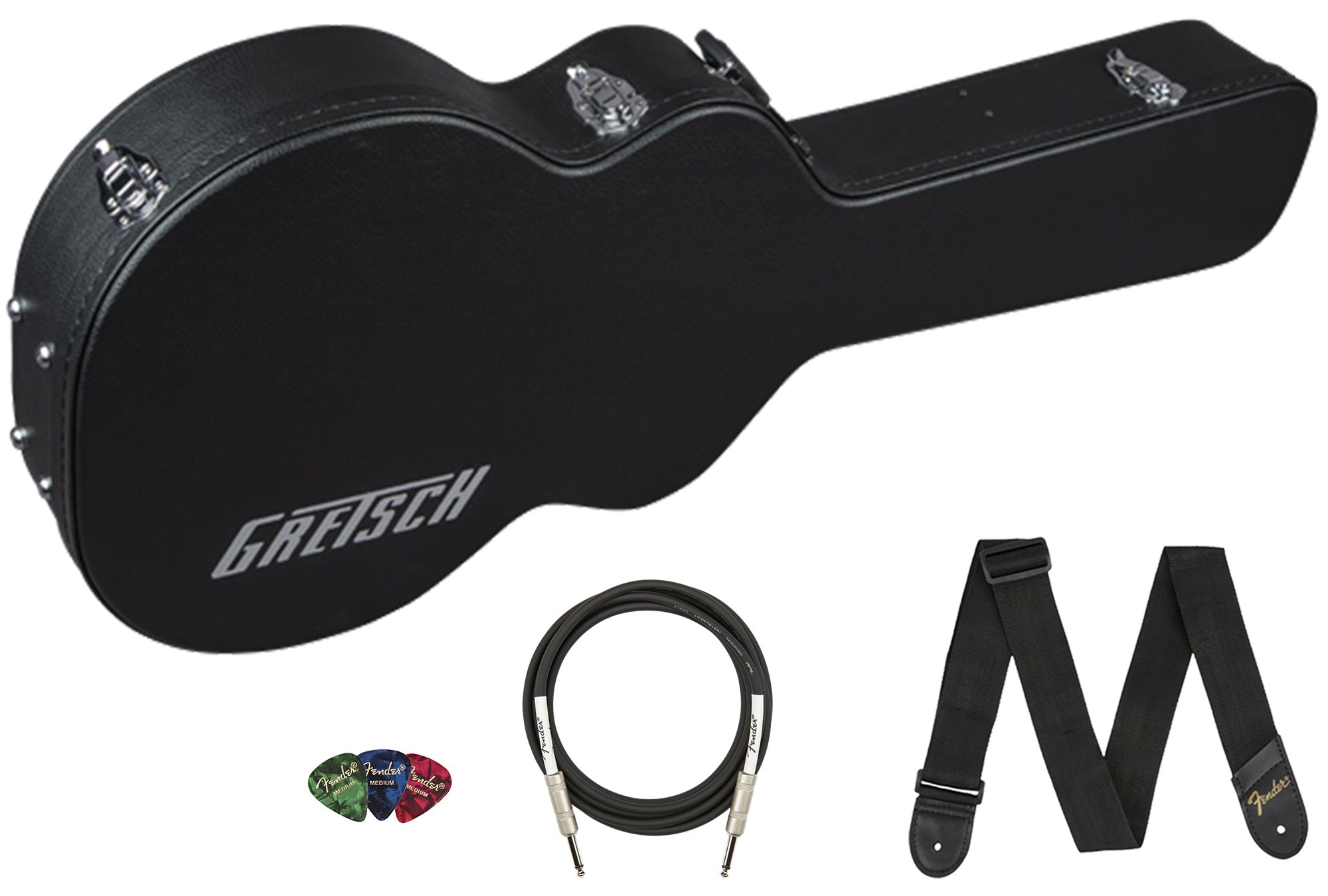 Gretsch G2622T Streamliner Center Block Electric Guitar Case - Black w/ Strap