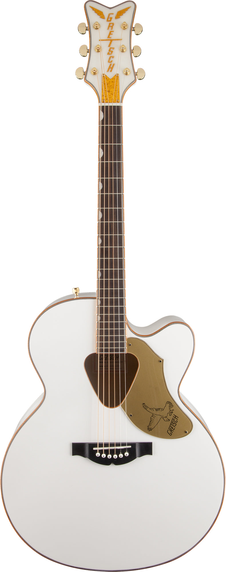 Gretsch G5022CWFE Rancher Falcon Jumbo Acoustic-Electric Guitar - White