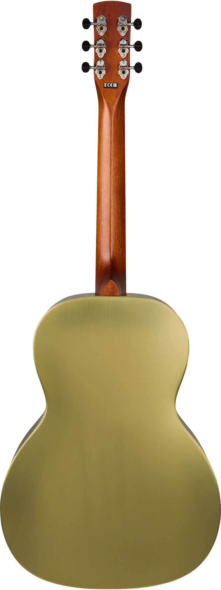 Gretsch G9202 Honey Dipper Special Round-Neck Brass Body Resonator Guitar - Bell Bronze w/ Strap