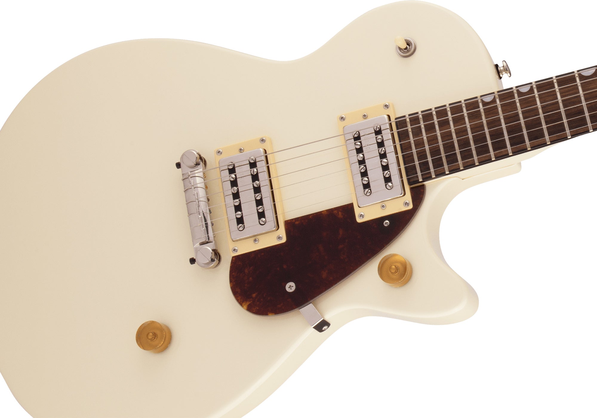Gretsch G2210 Streamliner Junior Jet Club - Vintage White w/ Guitar Strap