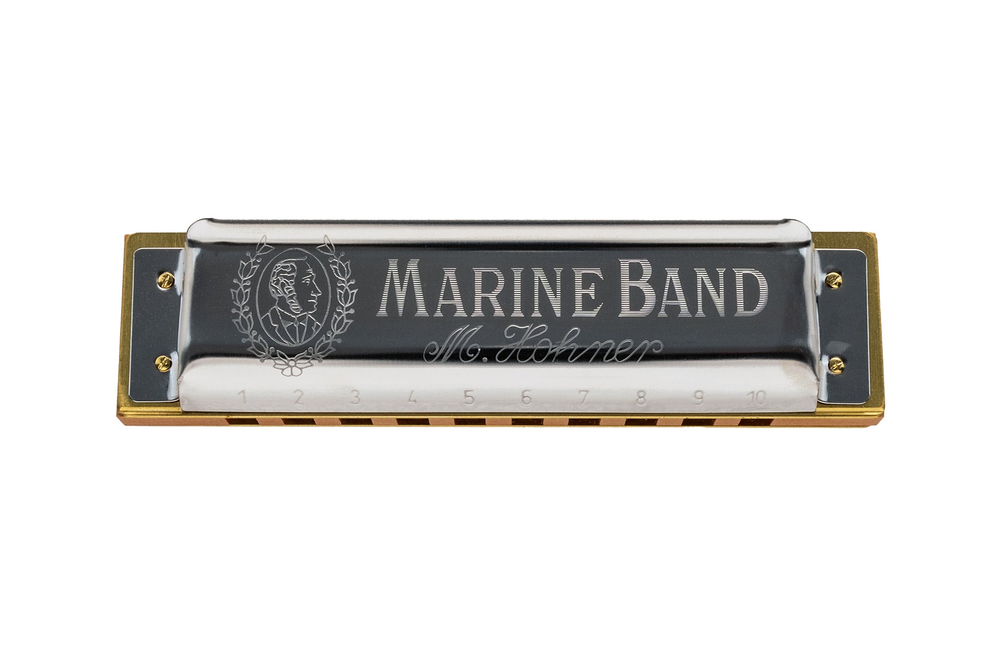Hohner Marine Band 1896 Harmonica - Key of E Flat w/ Key Stickers