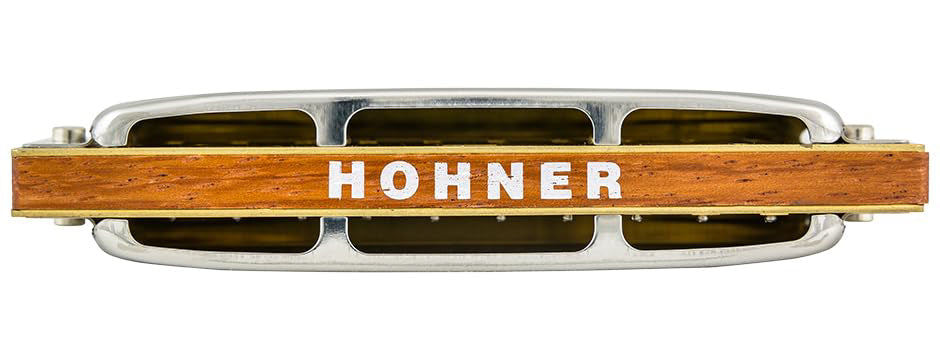 Hohner 532 Blues Harp MS Harmonica - Key of A w/ Beginner Manual