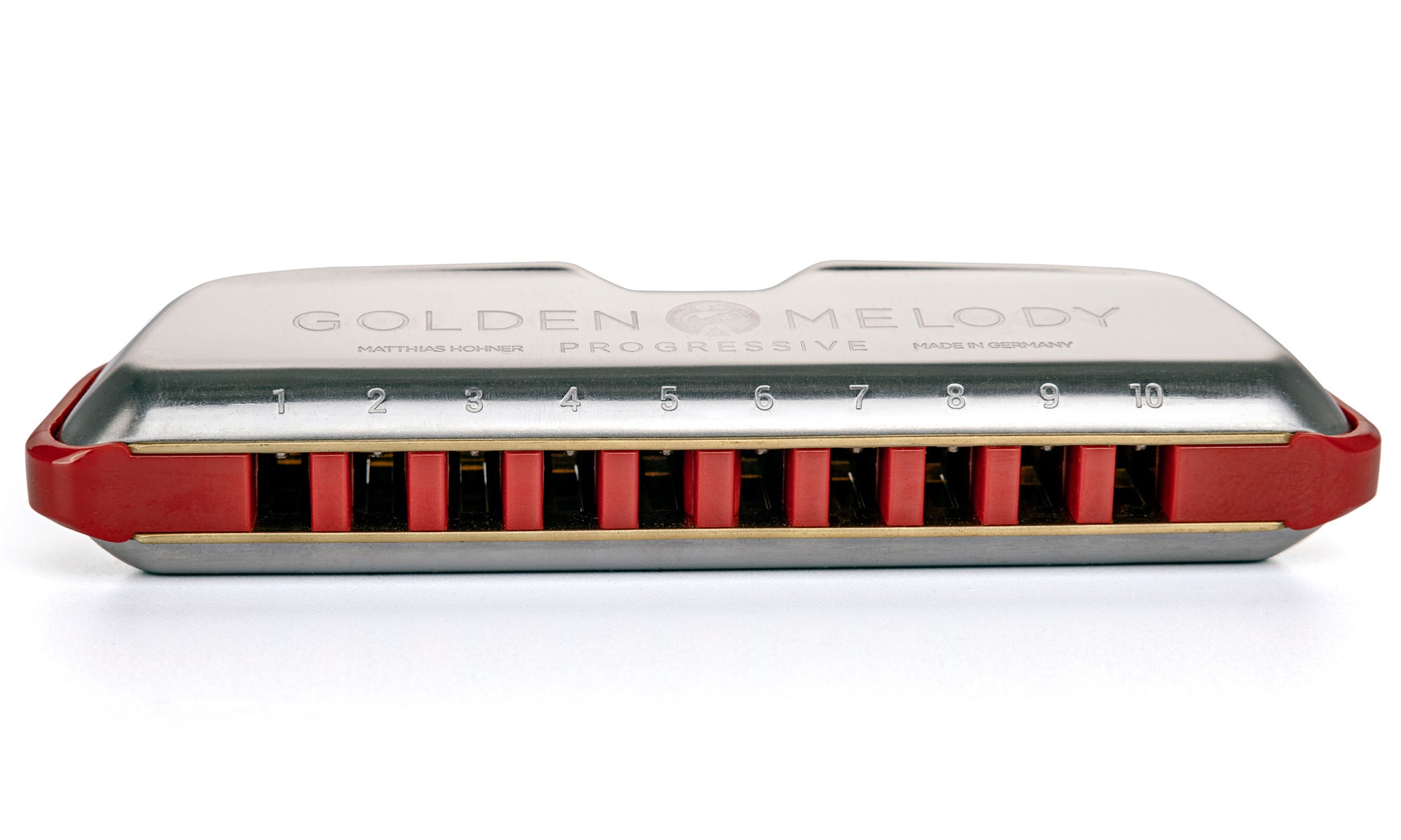 Hohner 544 Golden Melody Harmonica - Key of C w/ Key Stickers