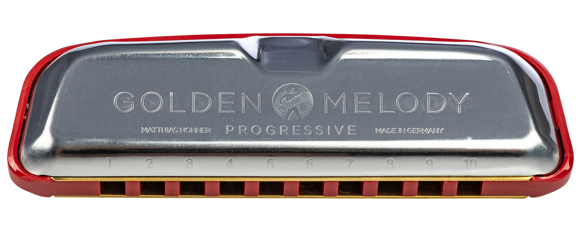 Hohner 544 Golden Melody Harmonica - Key of E w/ Carrying Case