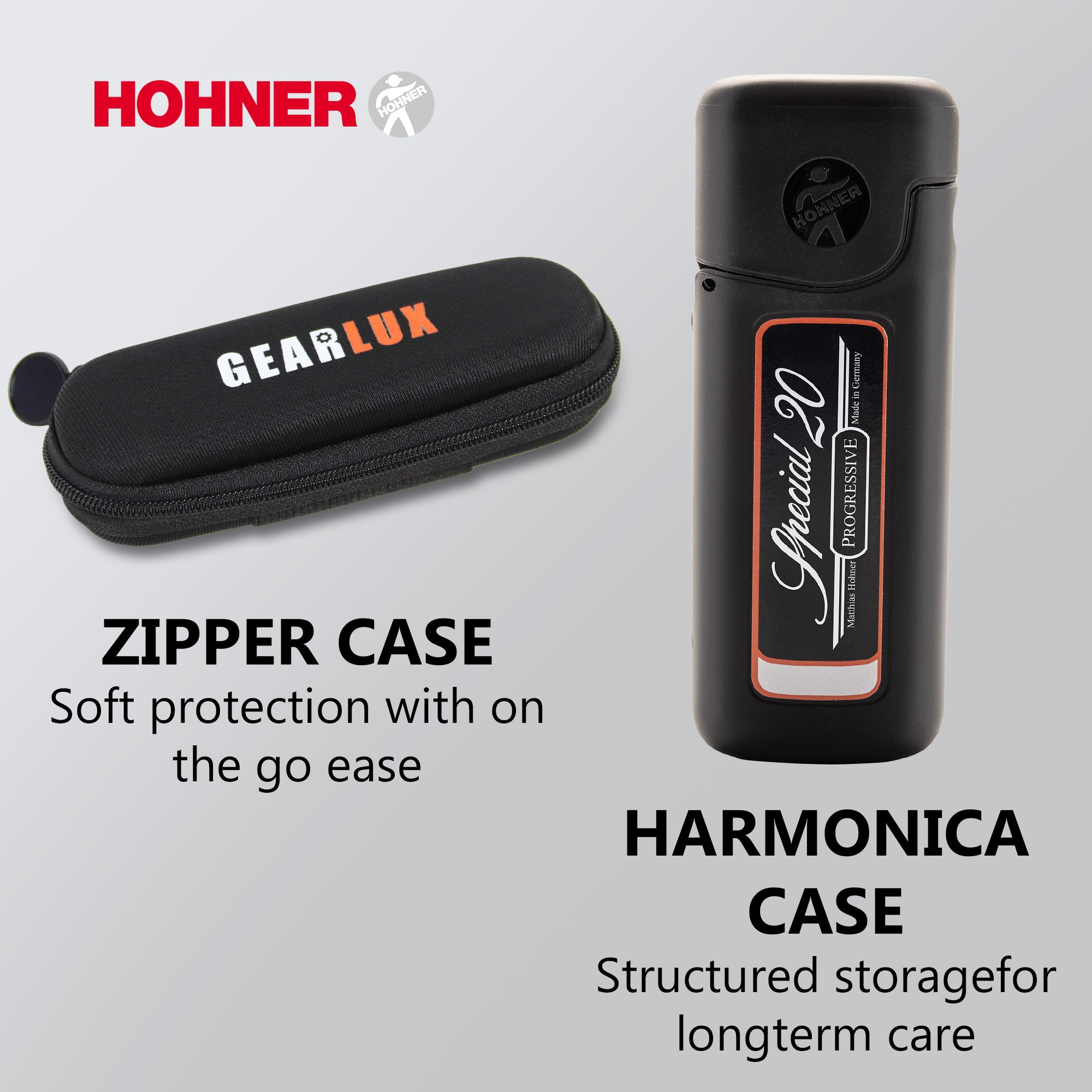 Hohner Special 20 Harmonica - Key of C w/ Zip Pouch
