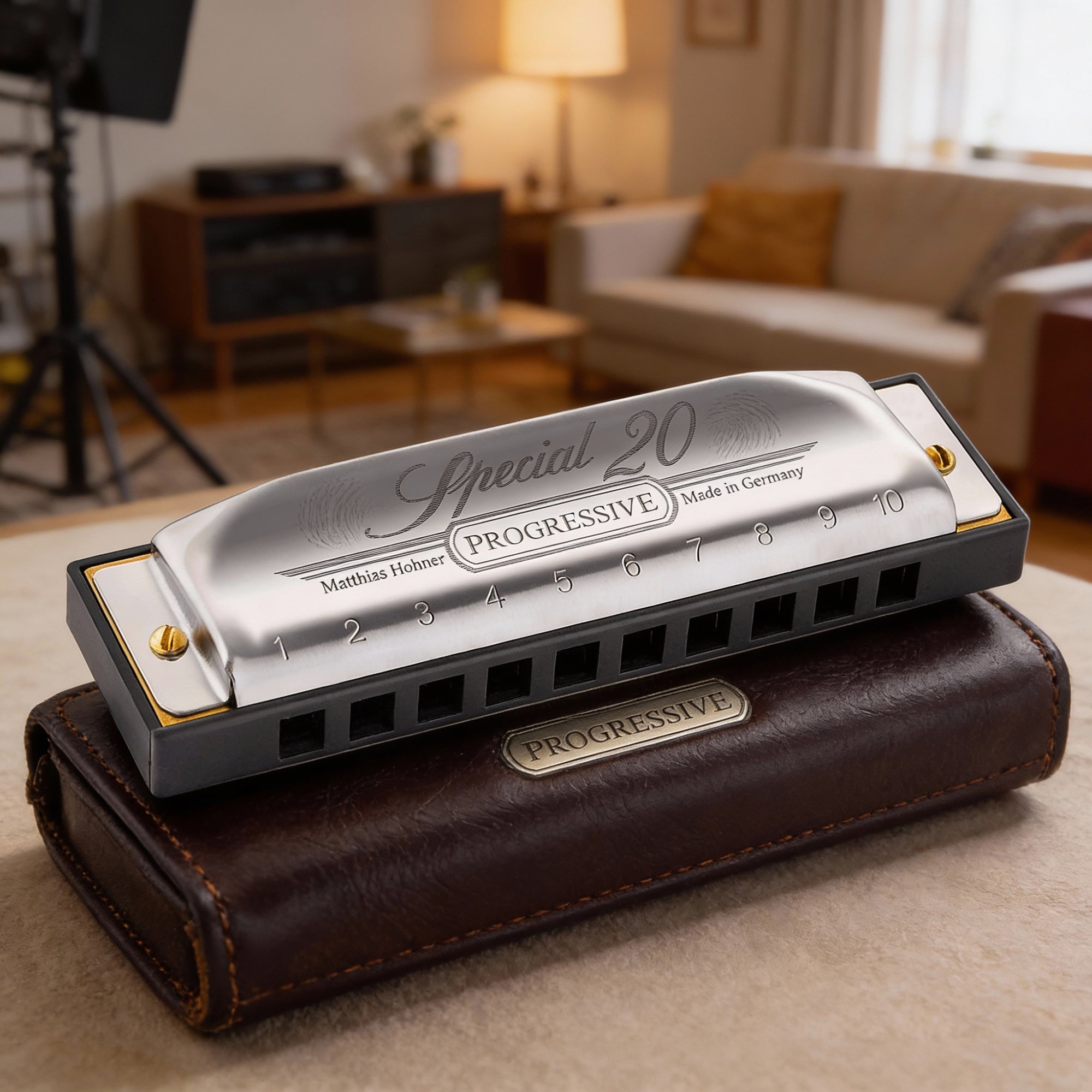 Hohner Special 20 Harmonica - Key of D w/ Instructional Manual