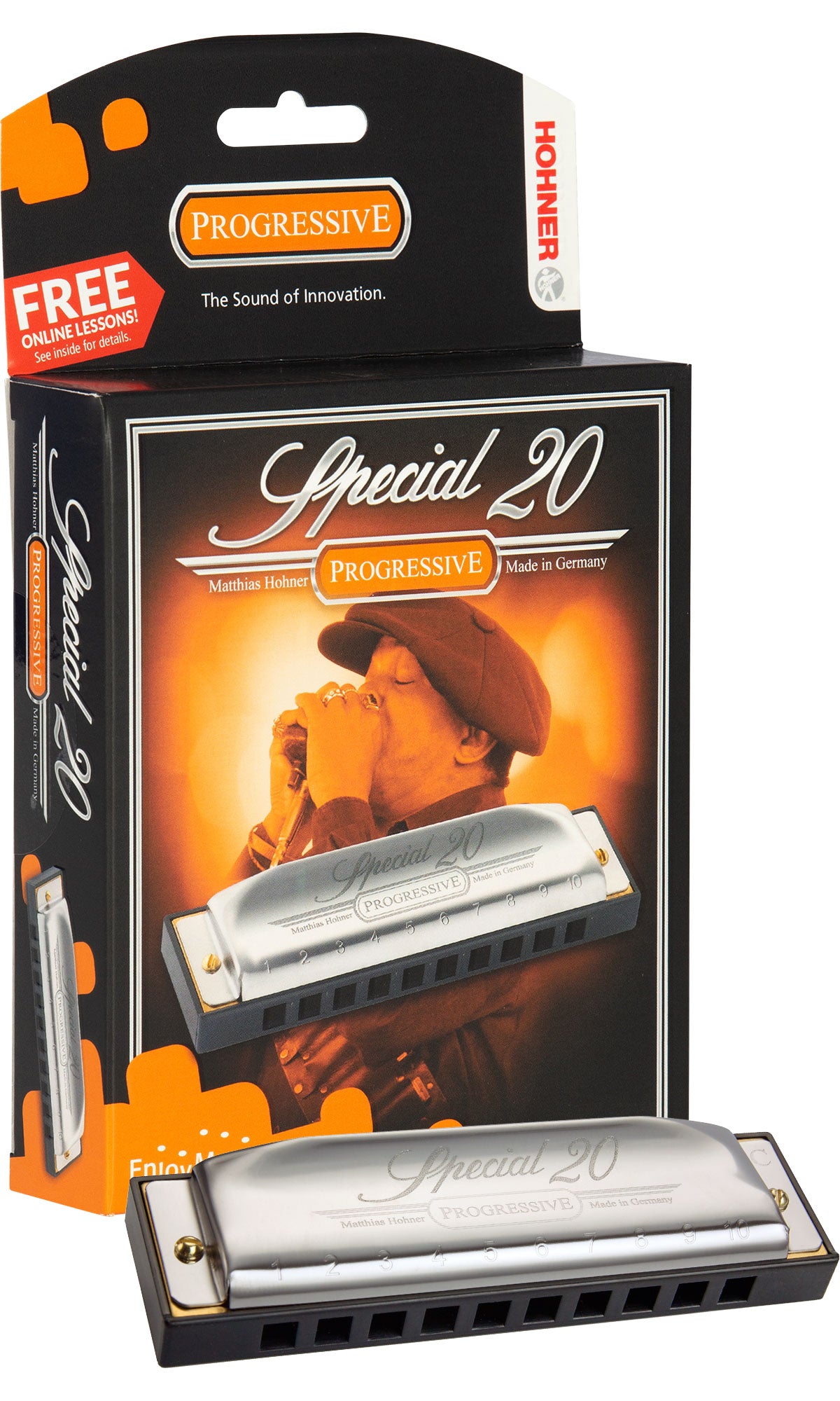 Hohner Special 20 Harmonica - Key of E Flat w/ Carrying Case