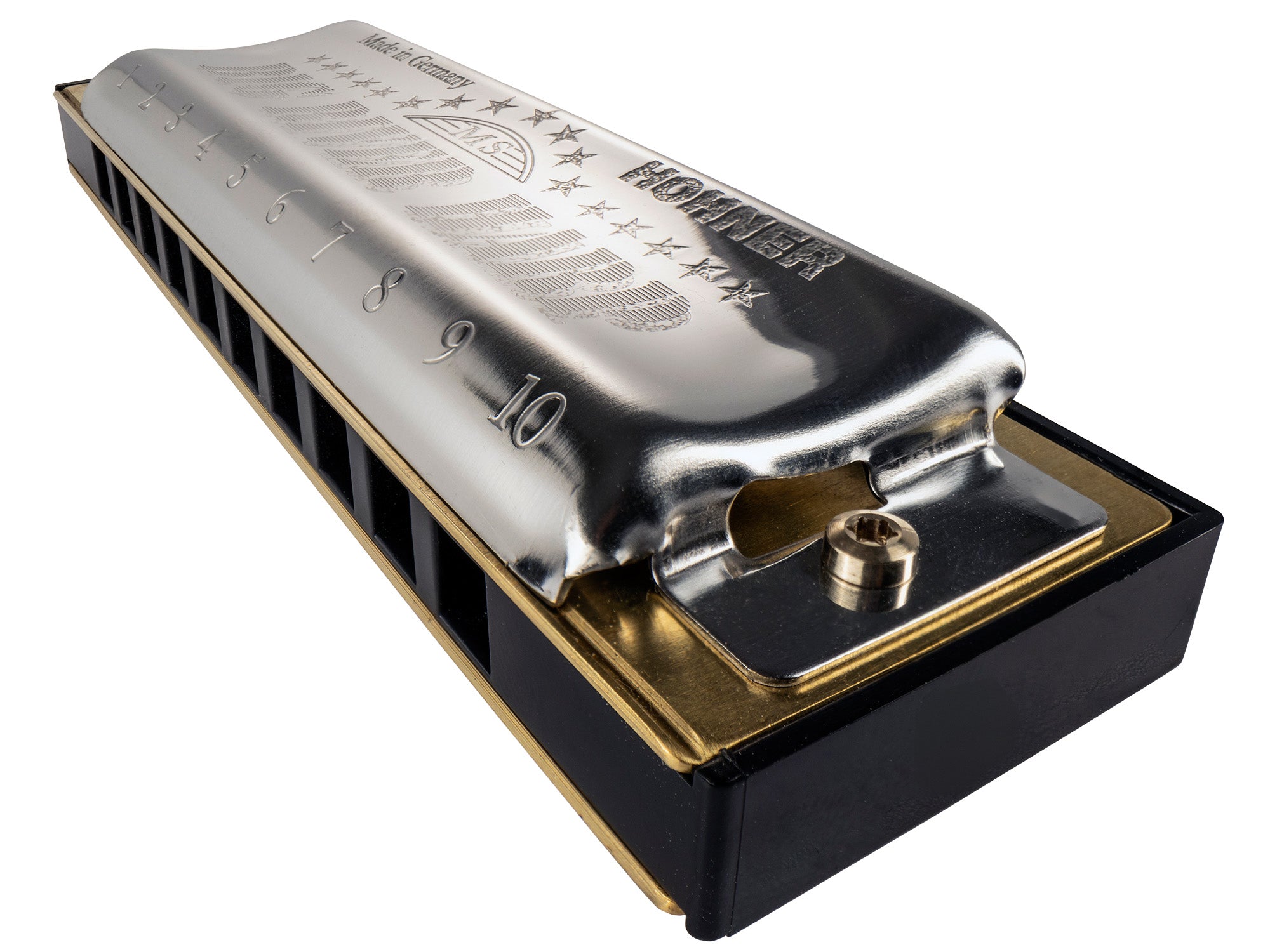 Hohner Big River Harmonica - Key of C w/ Instructional Manual